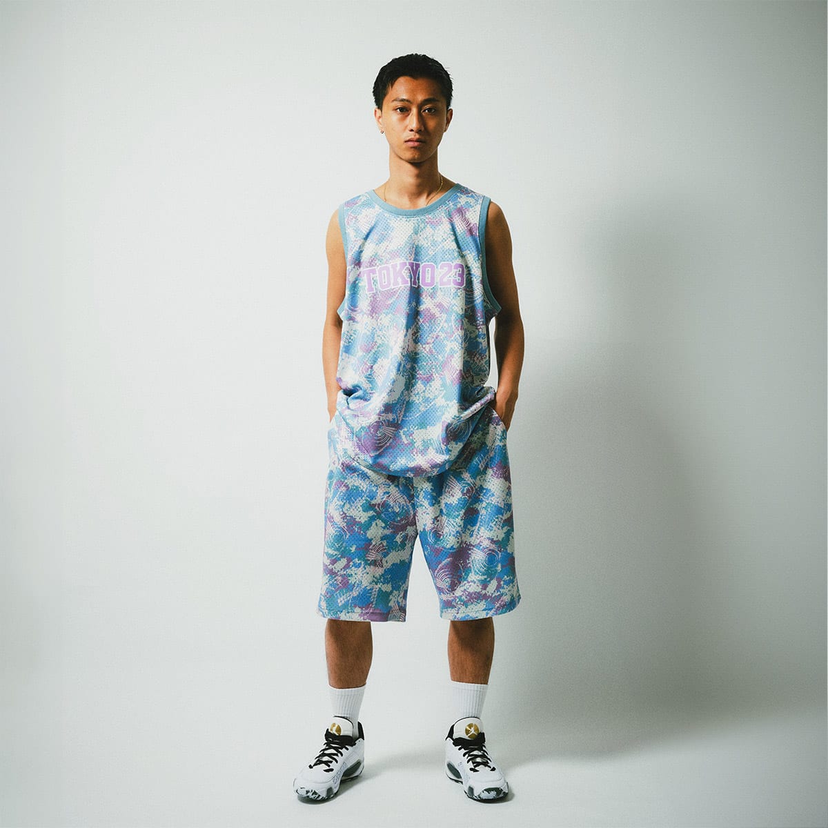 TOKYO 23 MESH SHORT PANTS BLUE の画像