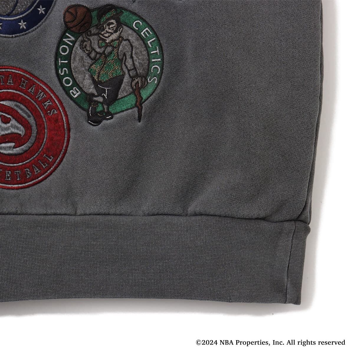 TOKYO 23 NBA All Team Patch Pigment Sweatshirt BLACKの画像