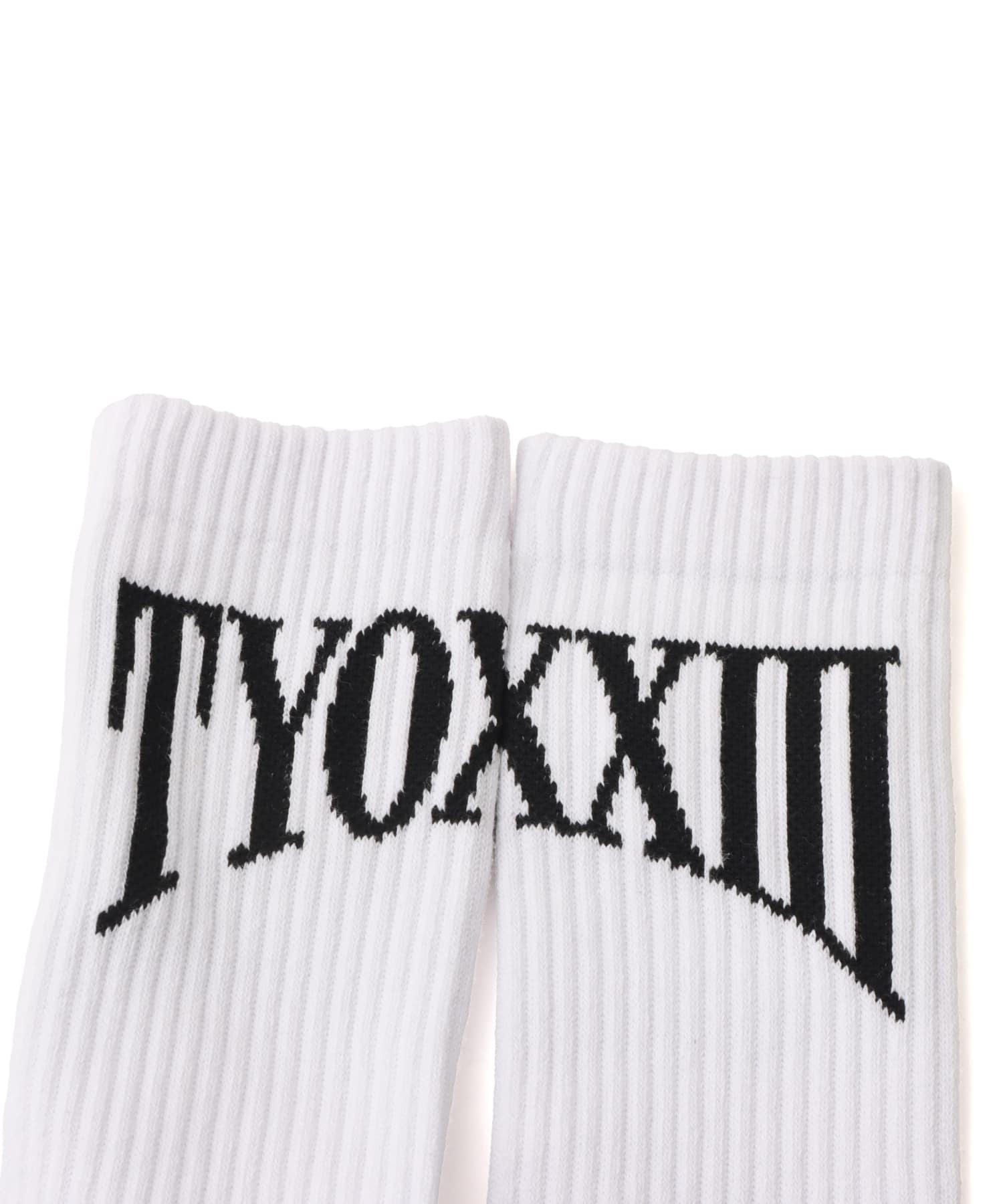 TOKYO 23 Arch Logo Socks WHITEの画像