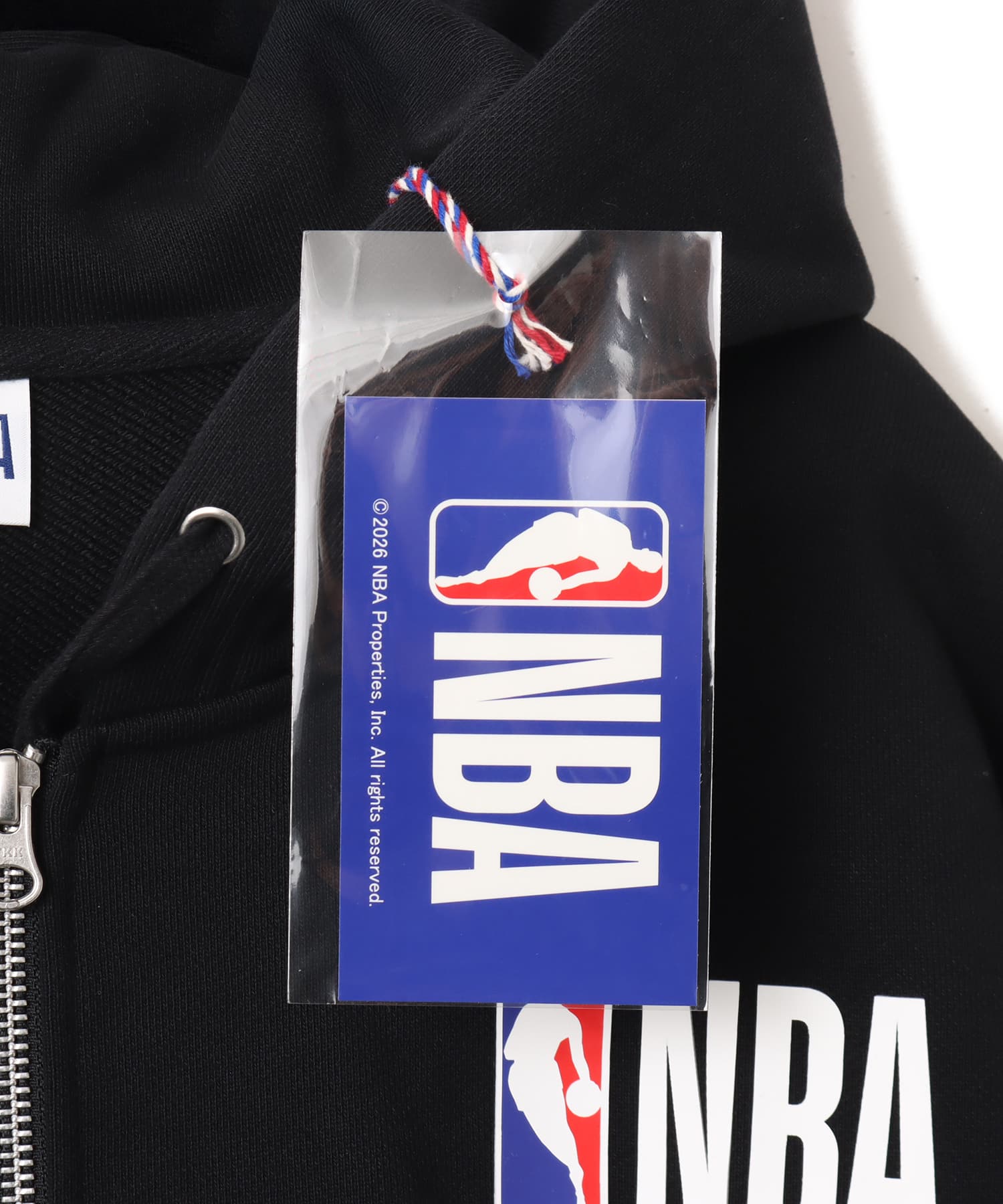 TOKYO23 x NBA Zip-up Hoodie BLACKの画像