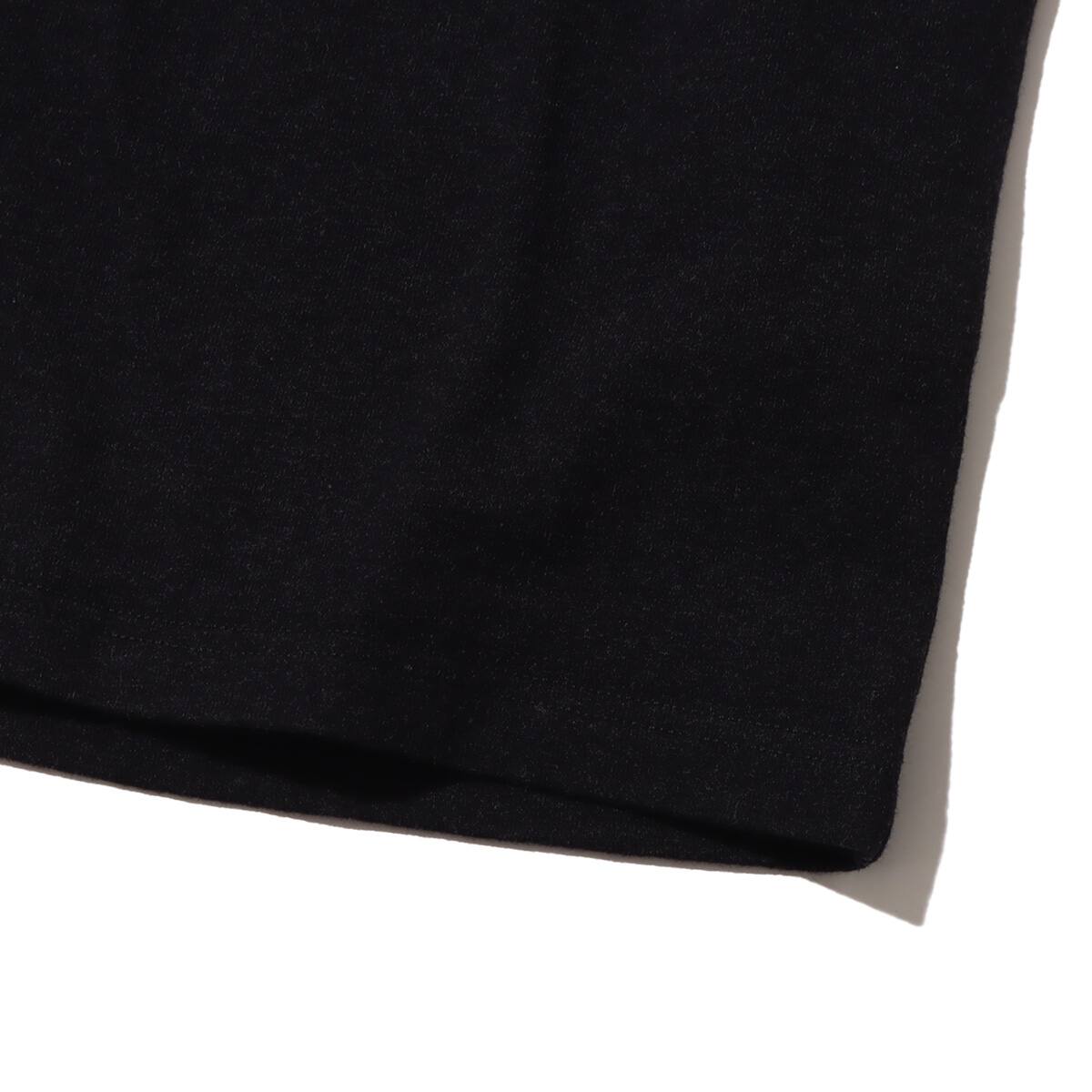 snow peak Recycled Cotton Heavy T shirt Black 23SP-Iの画像