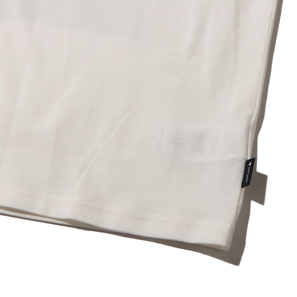 snow peak Relaxin' Fieldscape T shirt White 23SP-Iの画像