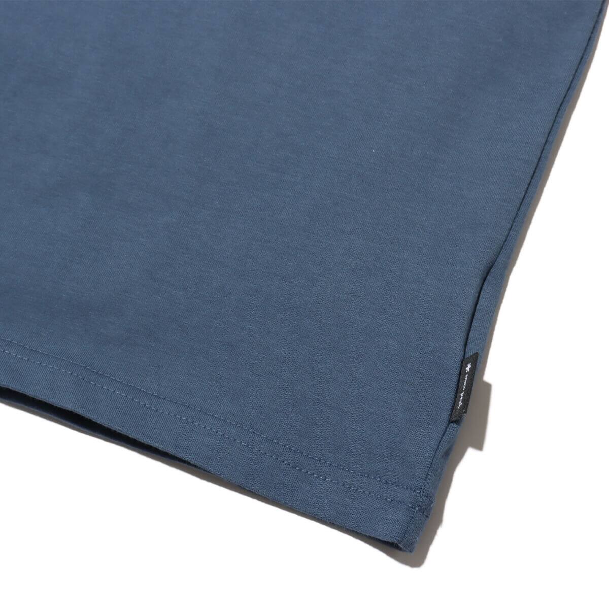 snow peak SP Camping Club Long Sleeve T-Shirt Blueの画像