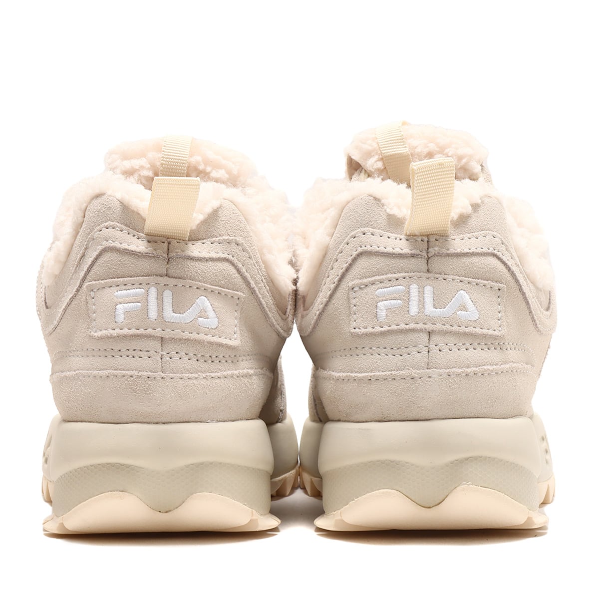 FILA Disruptor 2 Shearling Turtledove DEW WHITE 22FW I