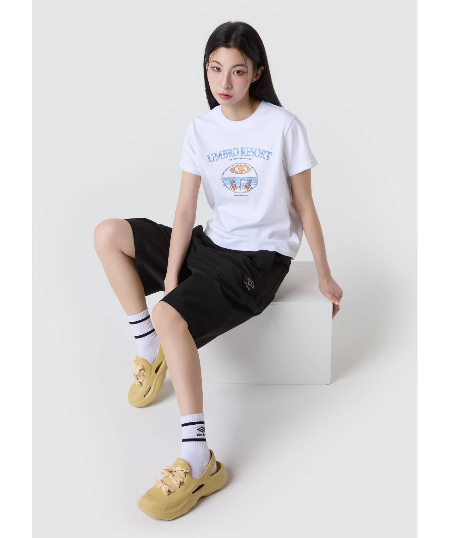 UMBRO 【KOREA COLLECTION】ALG S/S T-SHIRTS WHITEの画像
