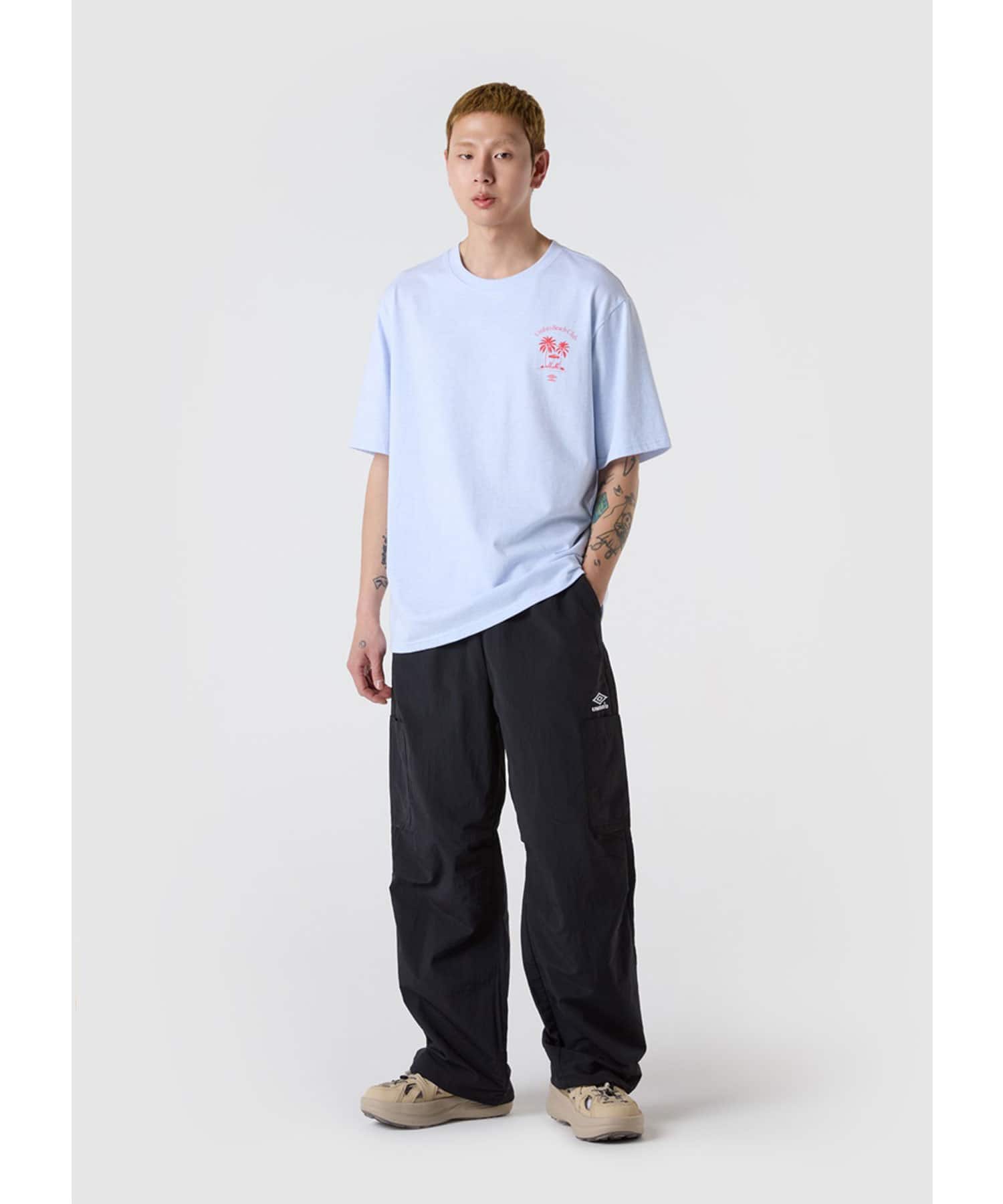 UMBRO 【KOREA COLLECTION】CLDG S/S T-SHIRTS BLUEの画像