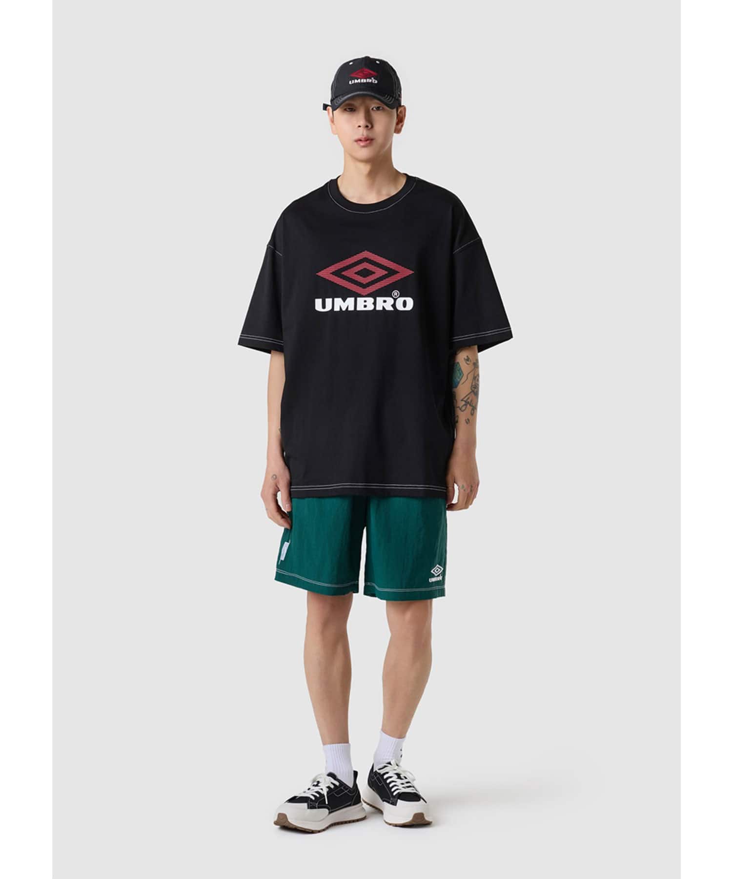 UMBRO 【KOREA COLLECTION】TASLAN S/S T-SHIRTS BLACKの画像