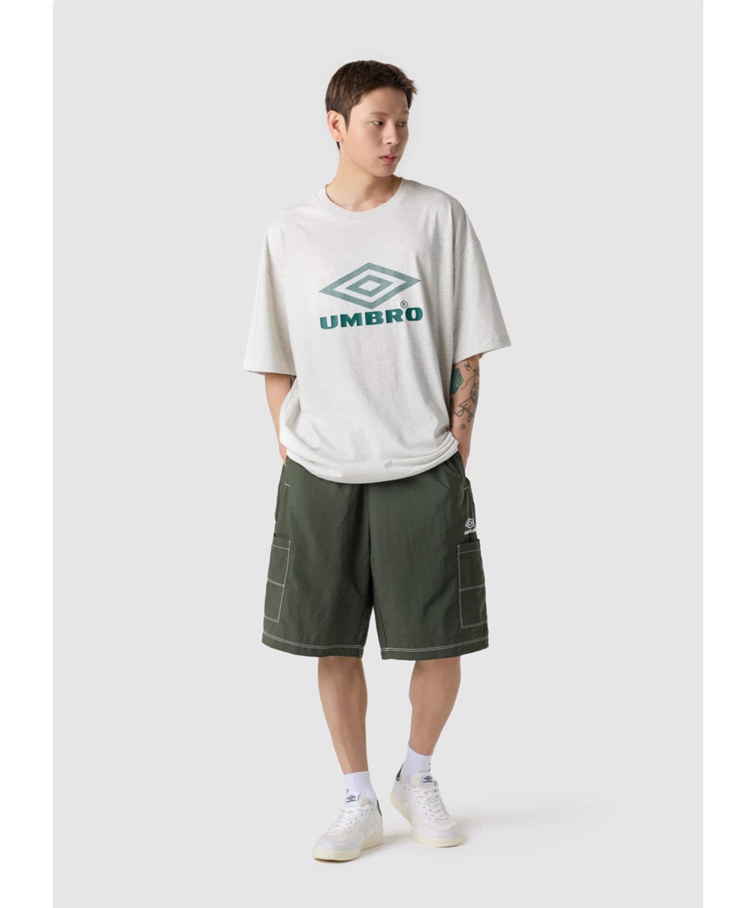 UMBRO 【KOREA COLLECTION】TASLAN S/S T-SHIRTS GREYの画像