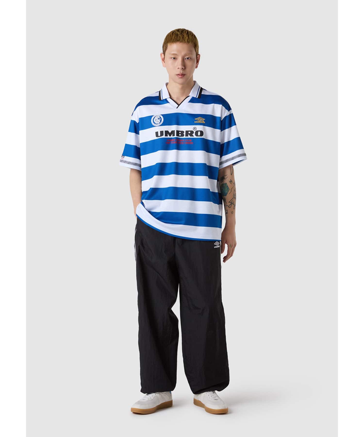 UMBRO 【KOREA COLLECTION】BLOKE OG S/S JERSEY BLUEの画像