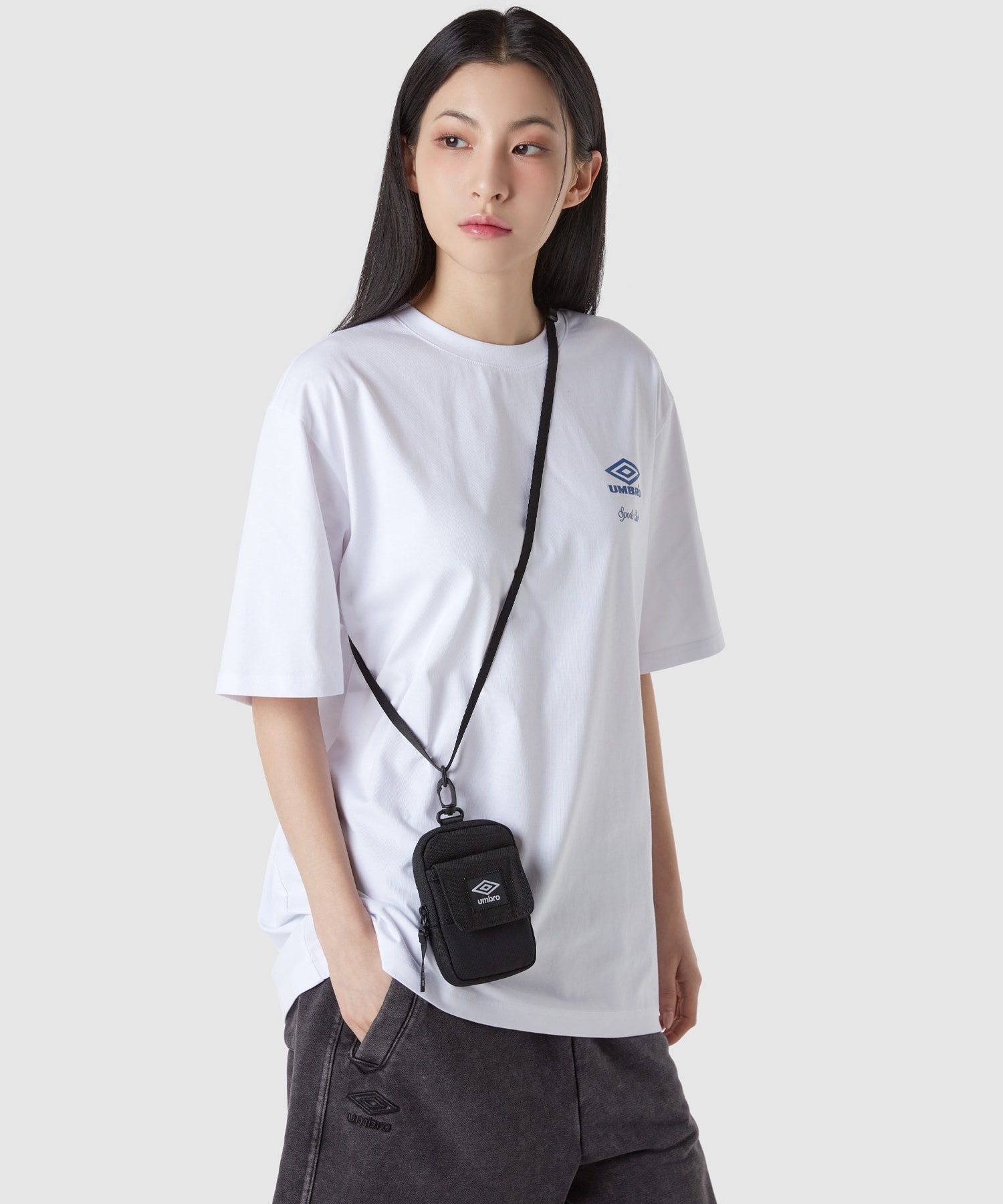 UMBRO 【KOREA COLLECTION】OMBRE SHORTS SLEEVE T-SHIRTS グレーの画像