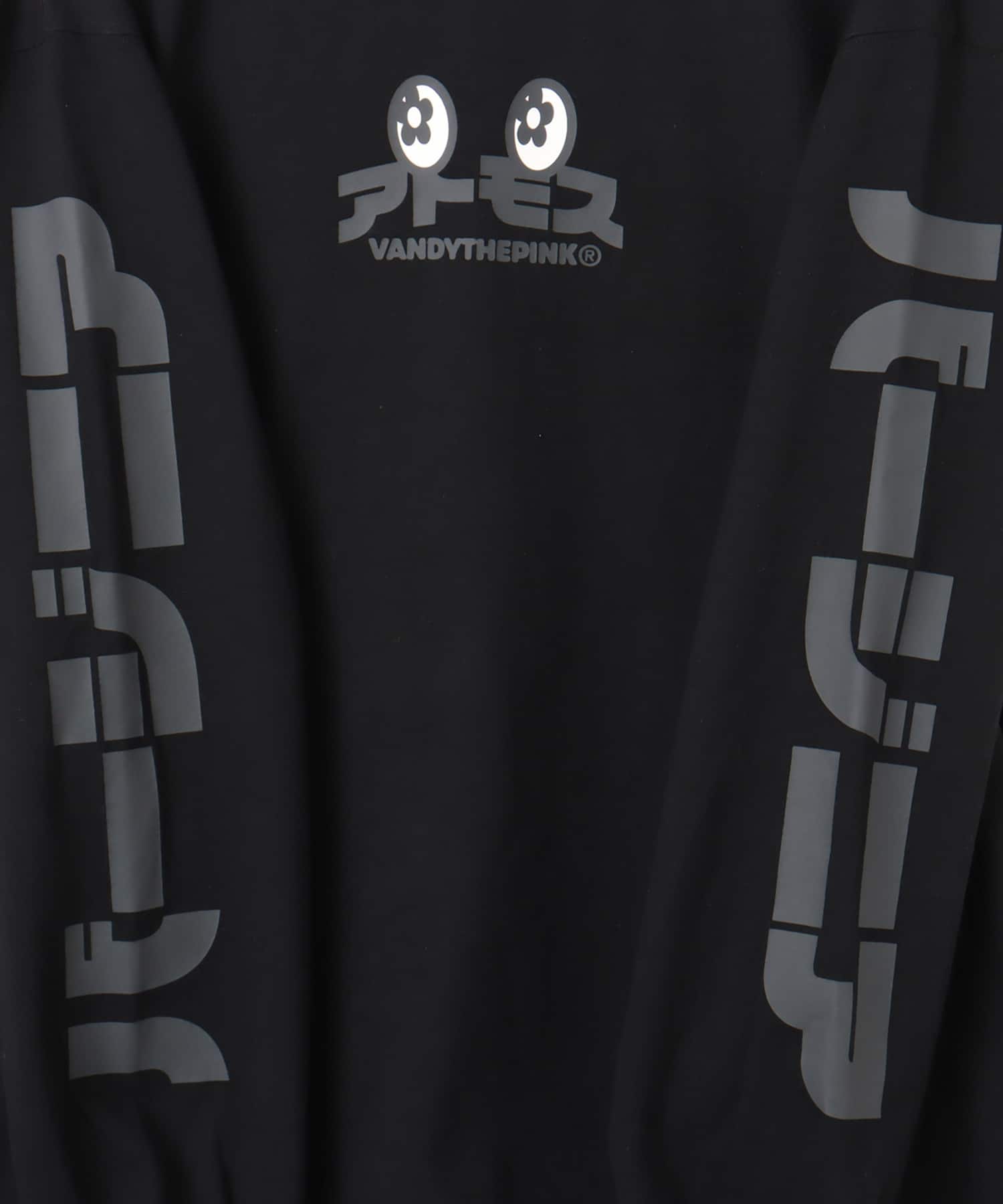 VANDYTHEPINK x ATMOS Japanese Logo L/S Tee BLACKの画像