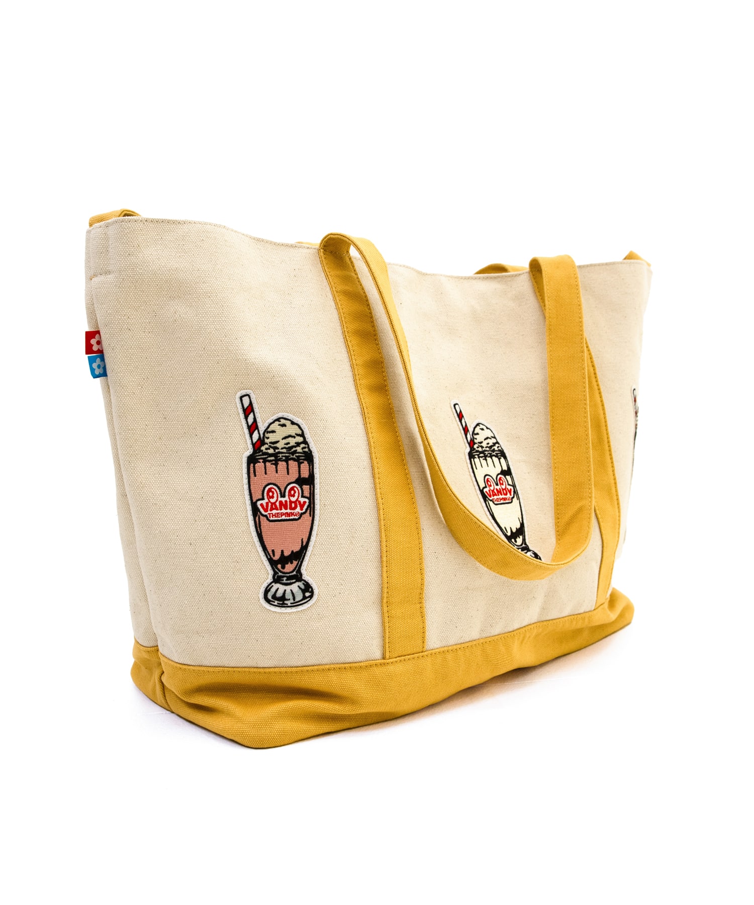 VANDYTHEPINK x ATMOS Milkshakes Tote Bag CREAMの画像