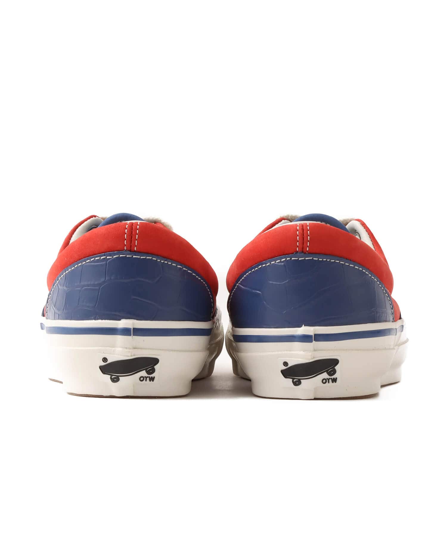 VANS OTW Era 95 Vibram  Navy Red Patentの画像