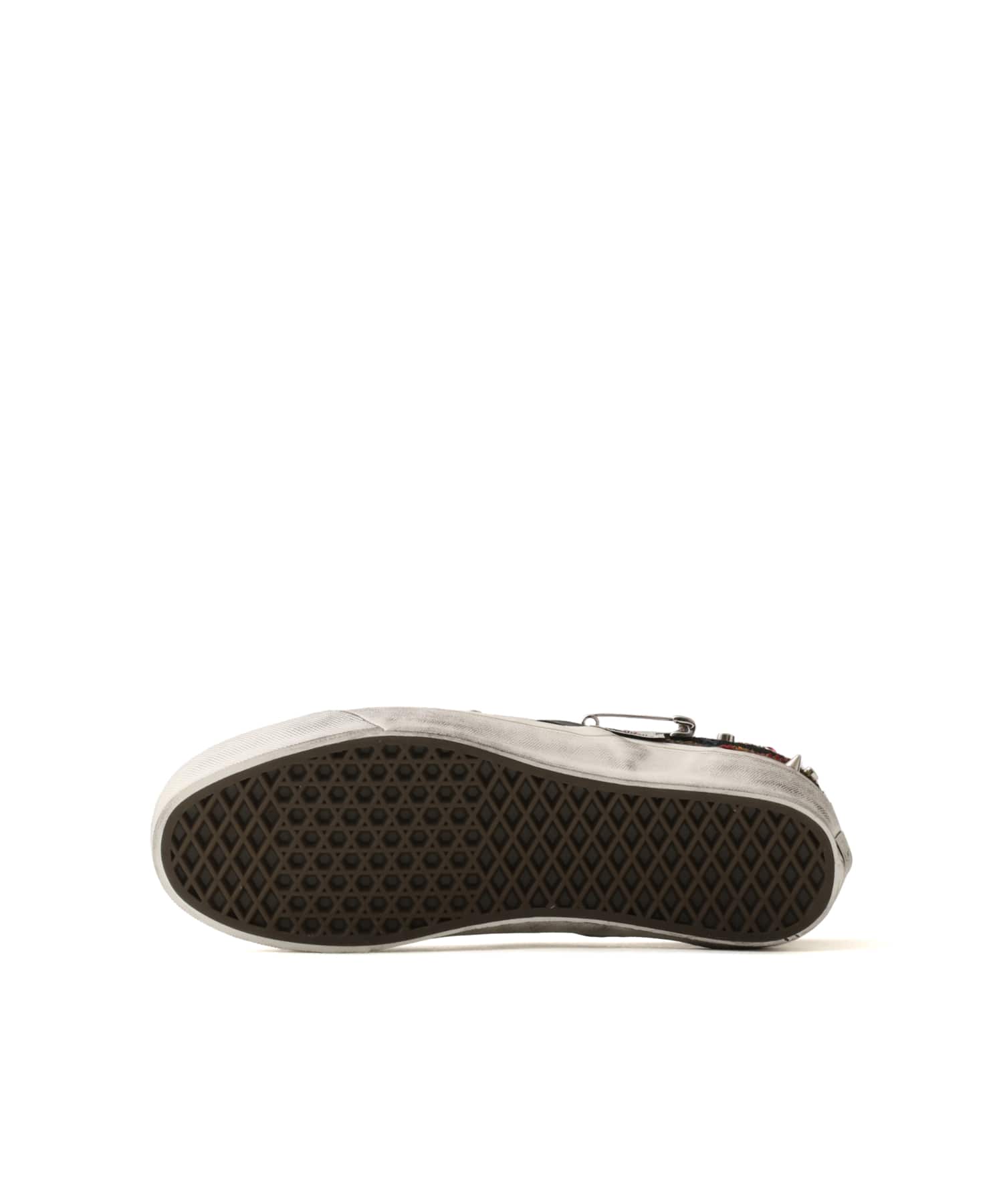 VANS LX Classic Slip-On 98 Harris Tweed NAVY/MULTIの画像