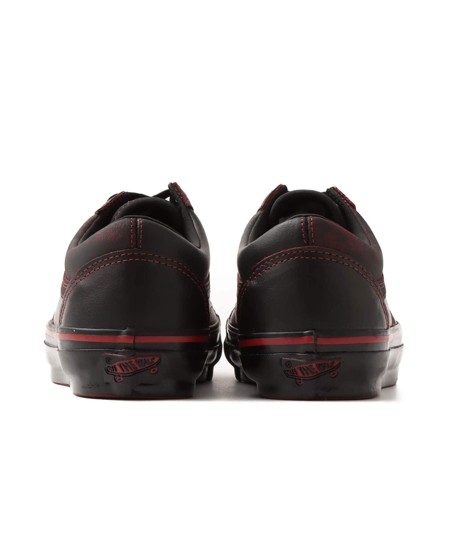 VANS LX Old Skool Leather DARK REDの画像