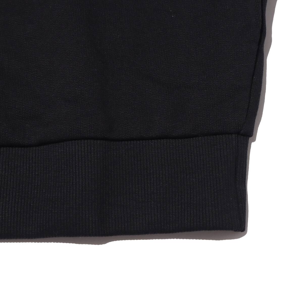 GUESS LS CREW NECK CROP SWEATSHIRT BLACK 20SU-Iの画像