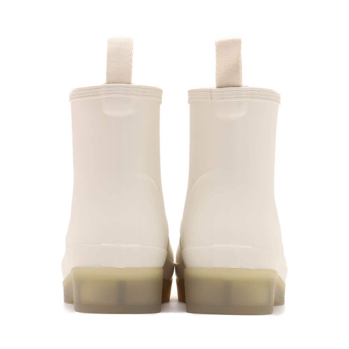 HUNTER WOMENS PLAY SHORT TRANSLUCENT SOLE BOOT Shaded White の画像