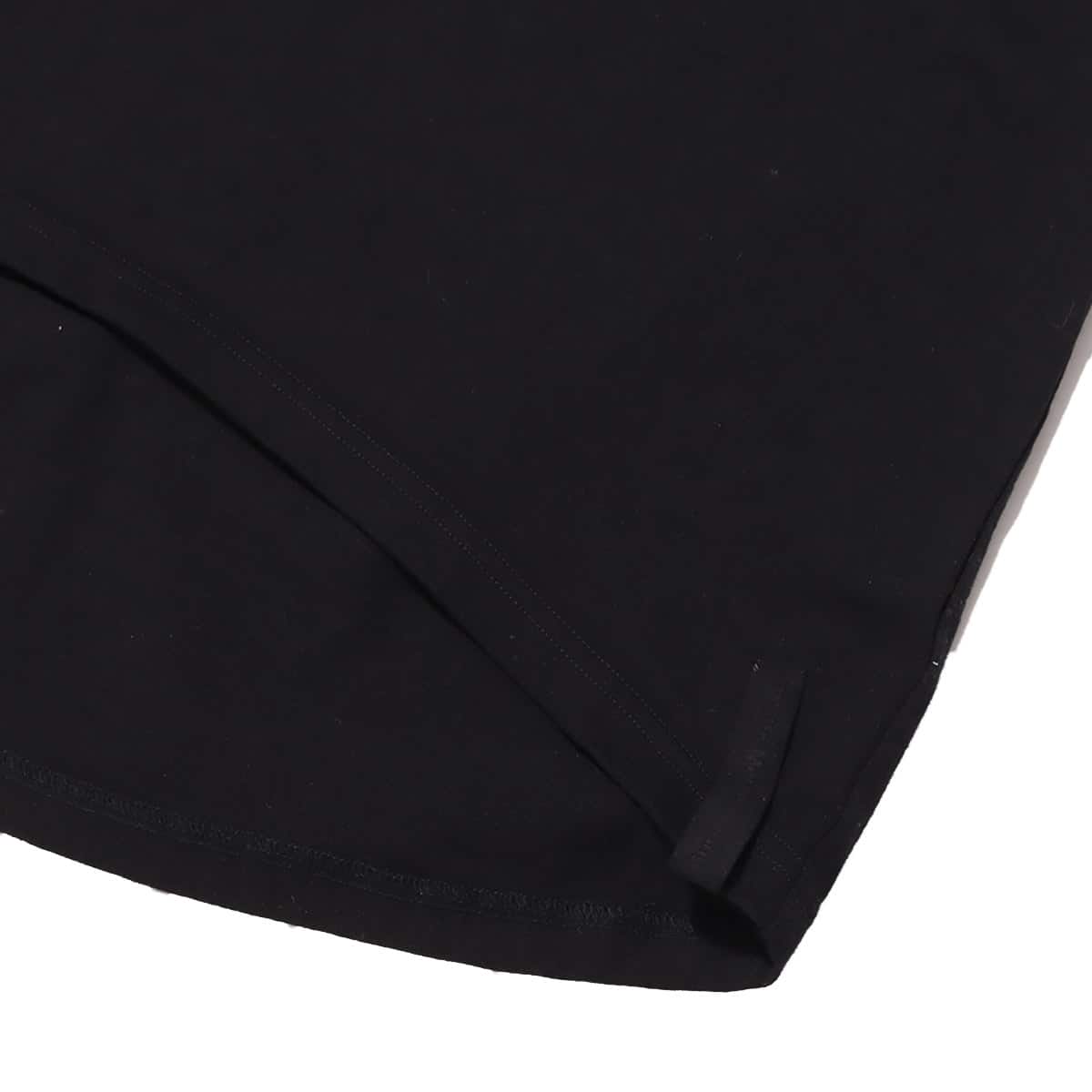 WHITE MOUNTAINEERING WIDE ASYMMETRY T-SHIRT BLACK 21FA-Iの画像