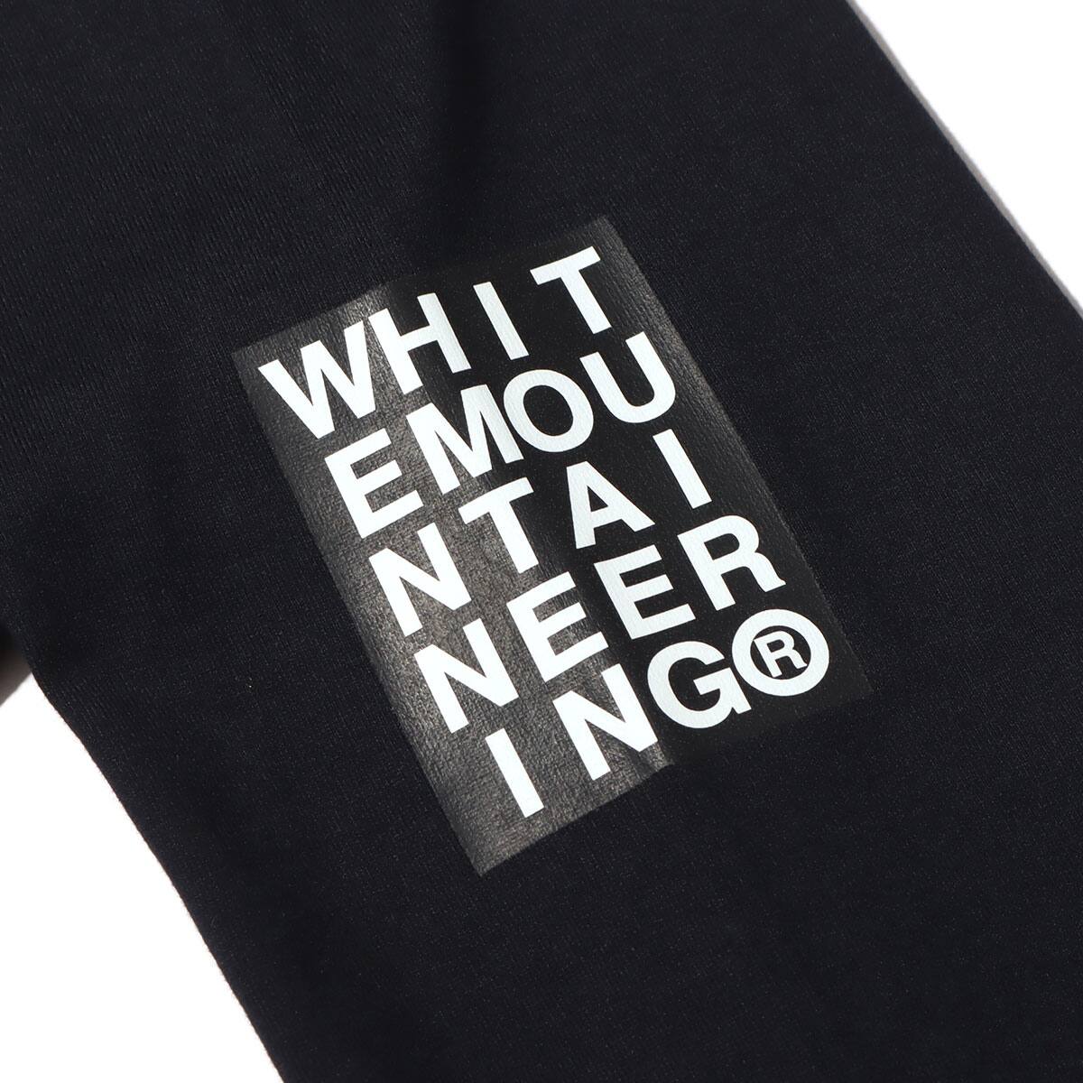 WHITE MOUNTAINEERING WM LOGO RANDAM PRINTED LONG SLEEVE T-SHIRT BLACK 21FA-Iの画像