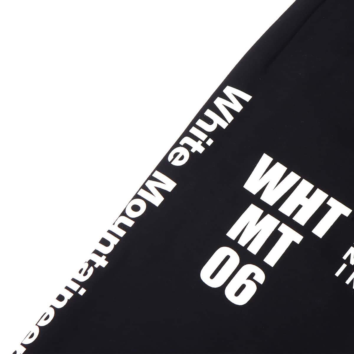WHITE MOUNTAINEERING WM LOGO RANDAM PRINTED SWEAT PANTS BLACK 21FA-Iの画像