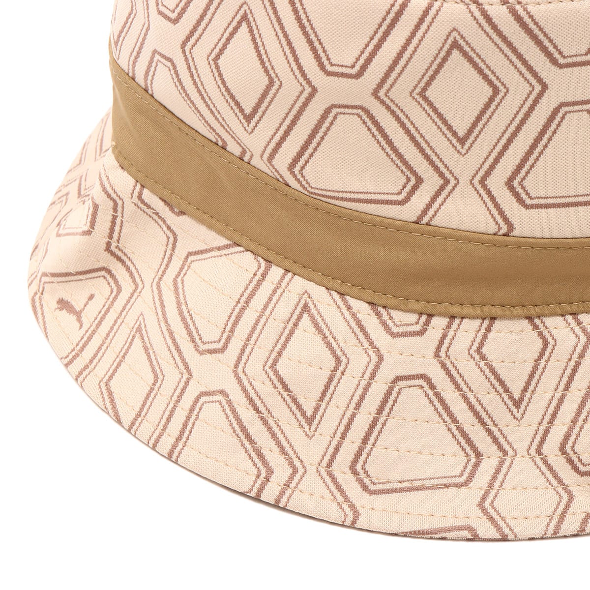PUMA LUXE SPORT BUCKET HAT LIGHT SAND/AOP 23SP-Iの画像