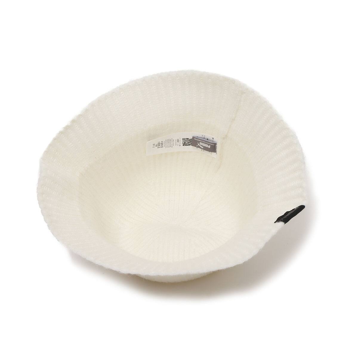 PUMA PRIME KNITTED BUCKET HAT WARM WHITE 23FA-Iの画像
