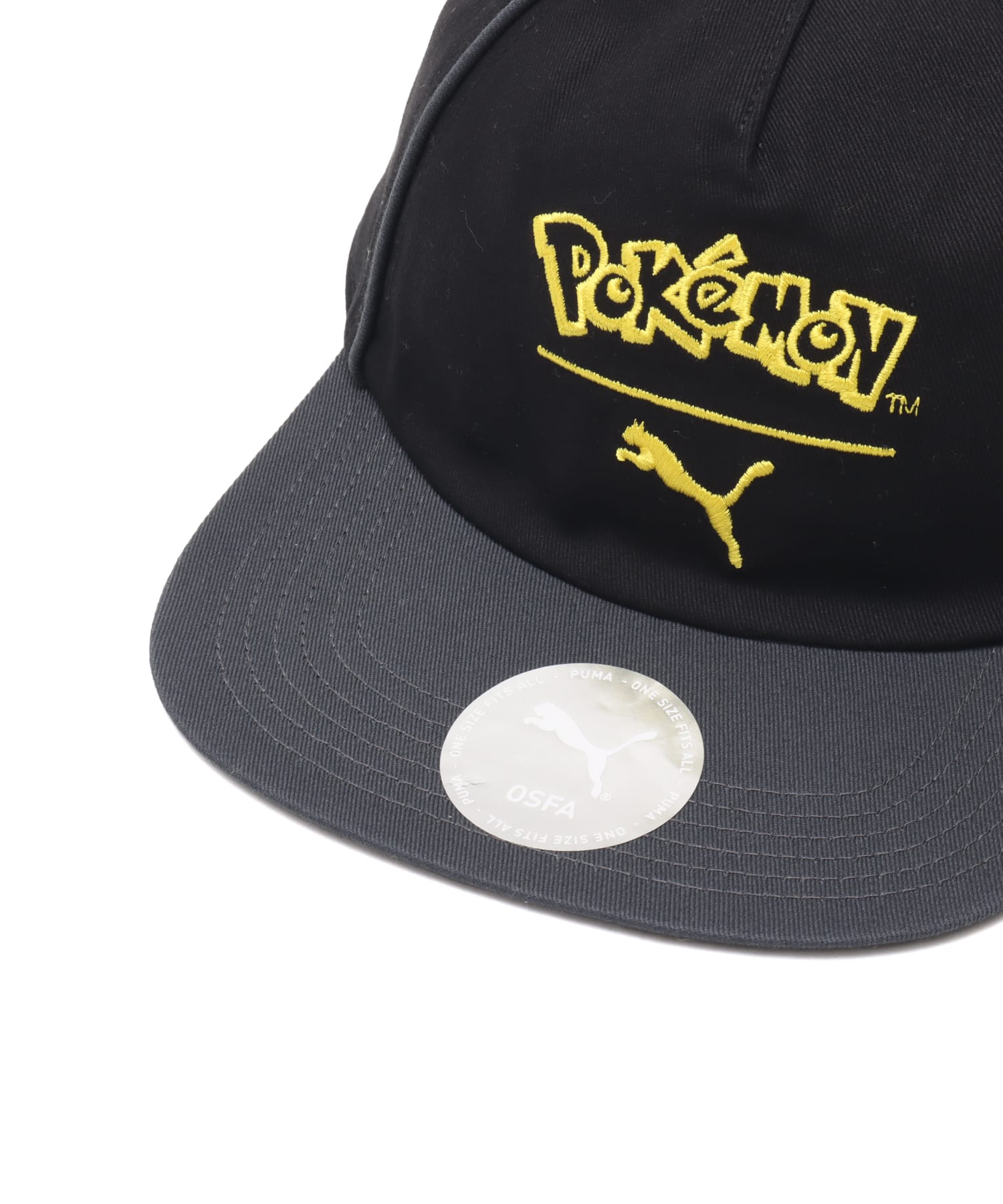 PUMA X POKEMON DAD CAP PUMA BLACK-STRONG GRAYの画像