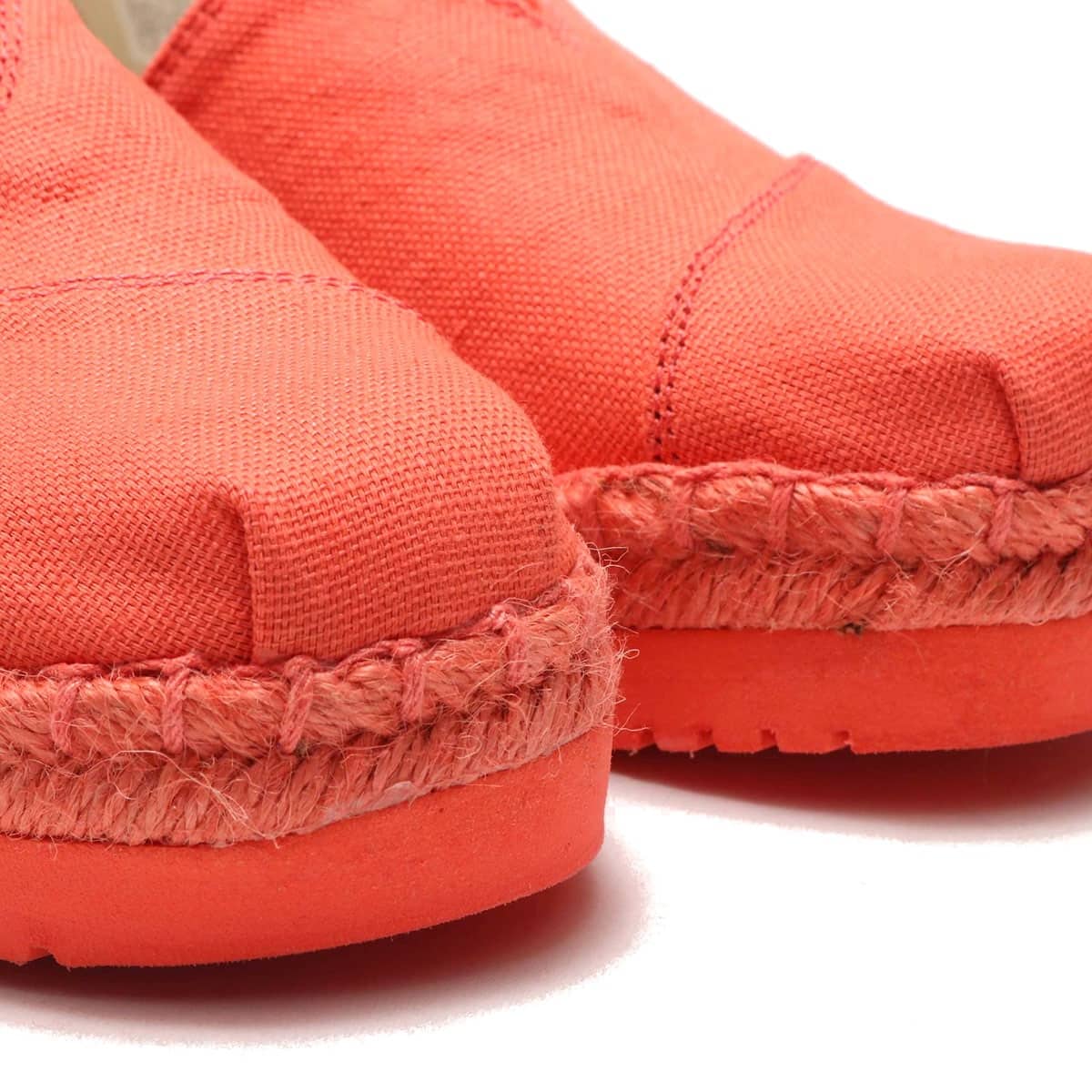 TOMS ALPARGATA ON ROPE Persimmon Canvas 20SP-Iの画像