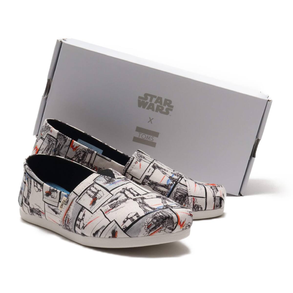 TOMS Star Wars ALPARGATA 3.0 AT Print White Starwars AT Print 21FA-Iの画像
