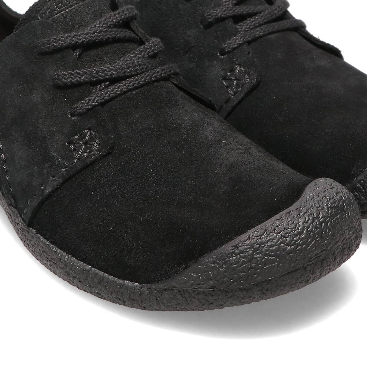KEEN HOWSER SUEDE OXFORD BLACK/BLACK 21FW-Iの画像