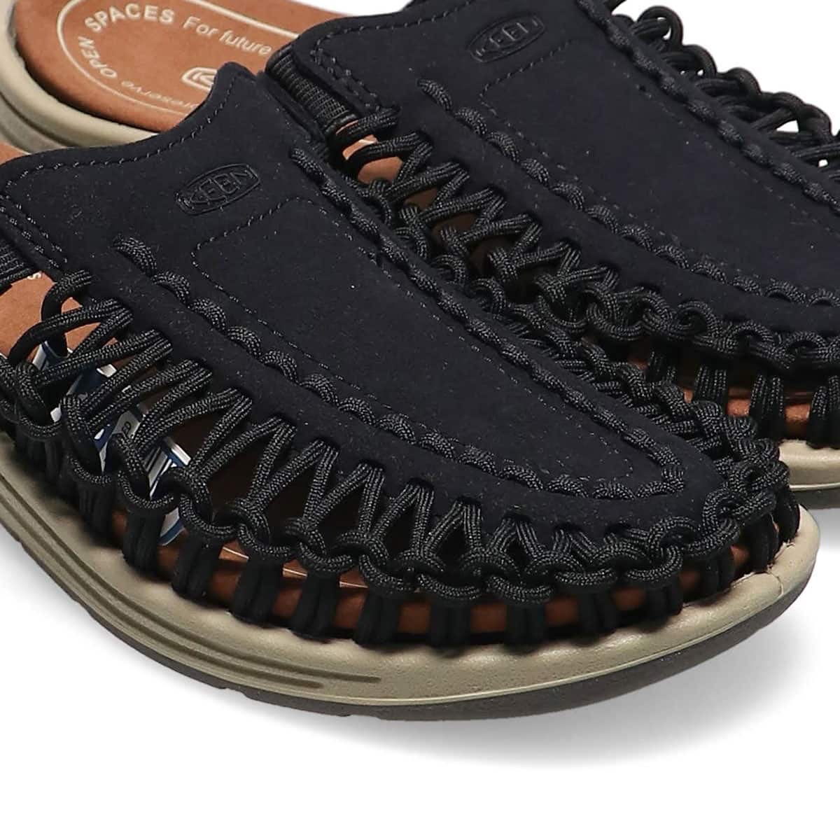 KEEN UNEEK II SLIDE Black/Plaza Taupe 22SS-Iの画像