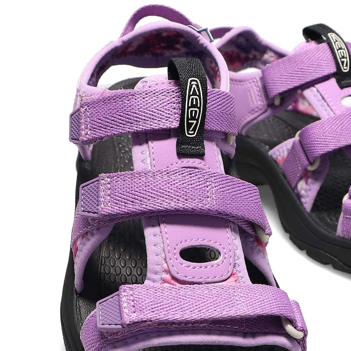 KEEN ASTORIA WEST OPEN TOE Tye Dye / Purple 22SS-Iの画像