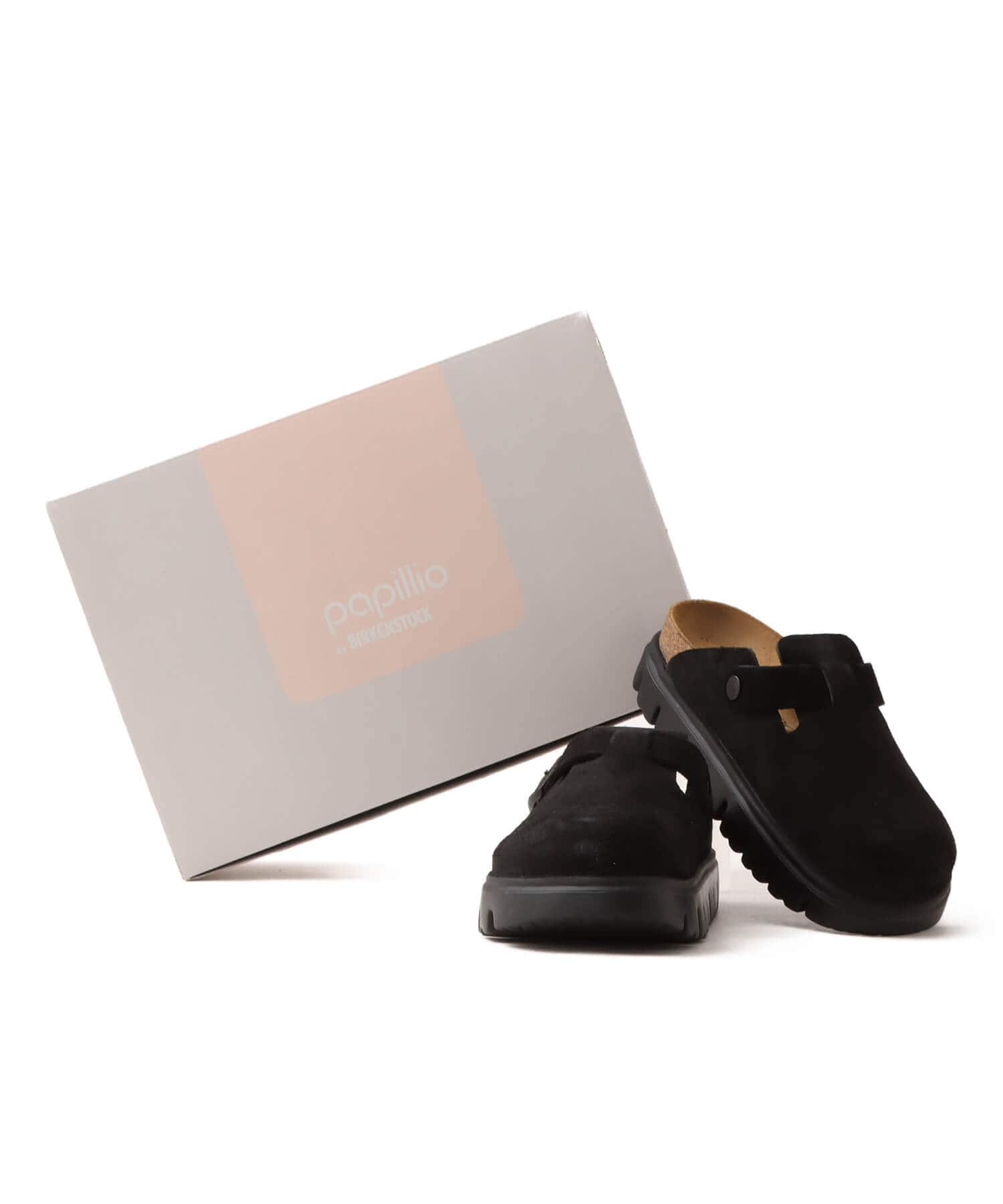 BIRKENSTOCK BOSTON CHUNKY LEVE BLACK/BLACK BLACKの画像