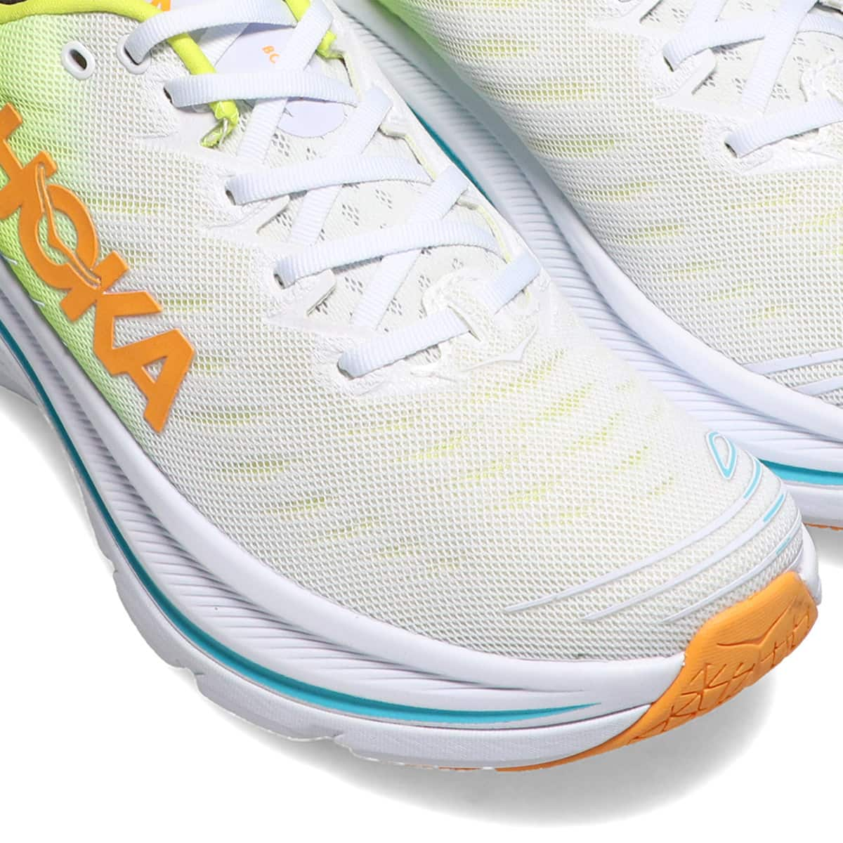 HOKA ONEONE BONDI X WHITE/EVENING PRIMROSE 21FW-I