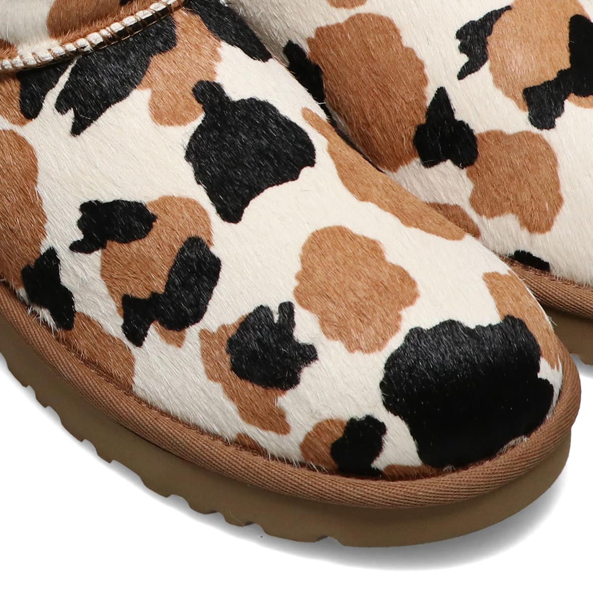 UGG Classic Ultra Mini Cow Print CHESTNUT 21FW-I