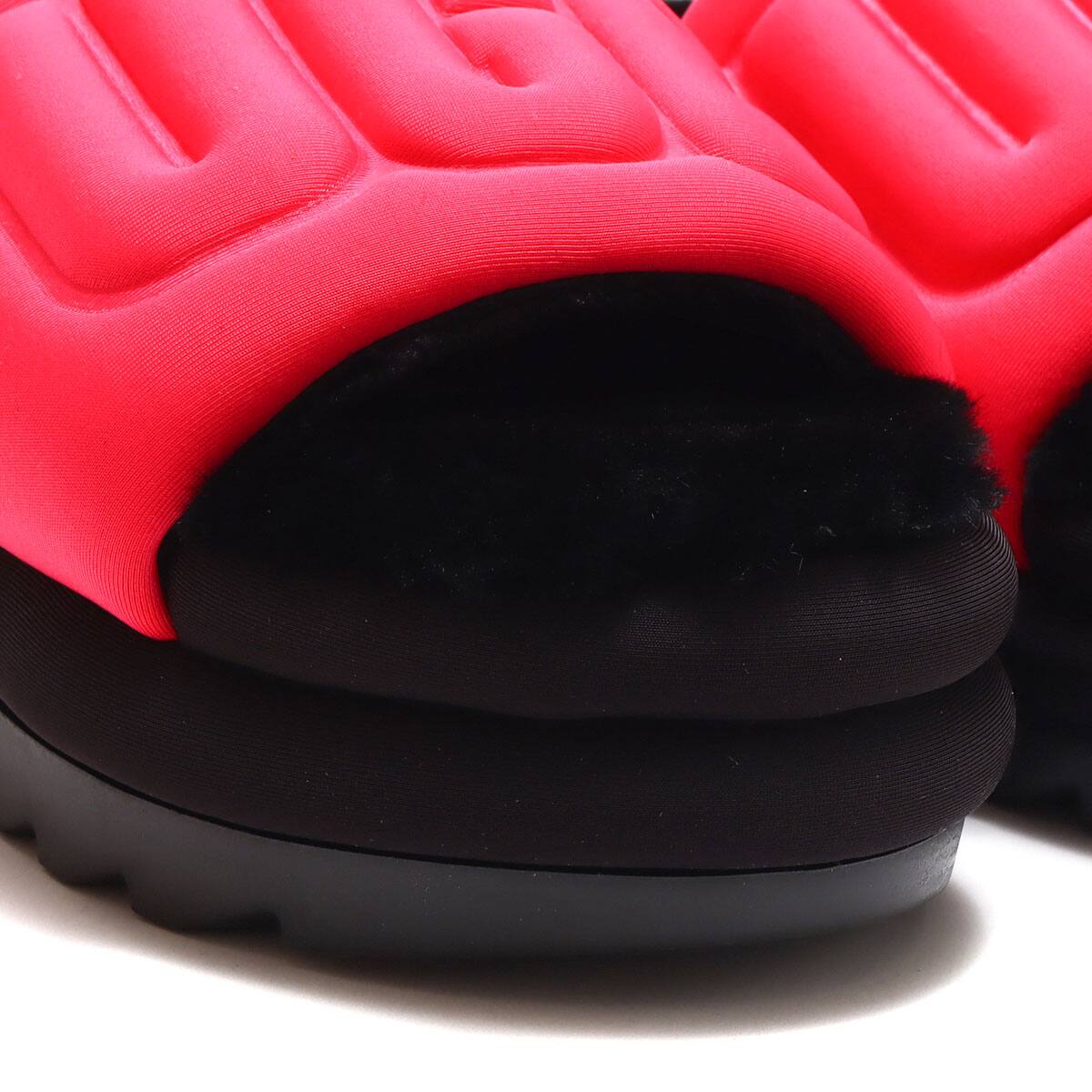 UGG W MAXI GRAPHIC SLIDE RADISH / BLACK 22FW-I（アグ マキシ