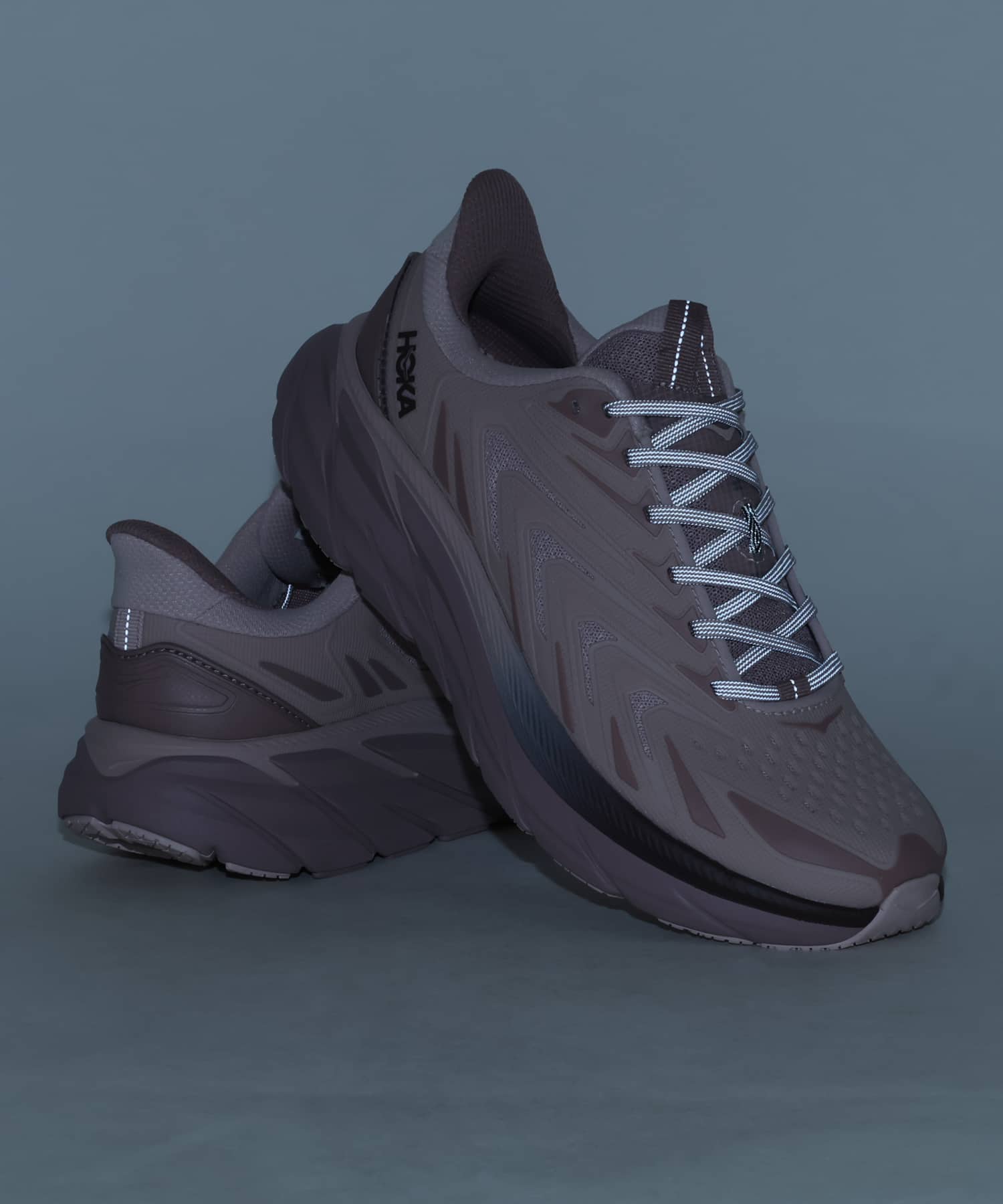 HOKA CLIFTON UTL PINK OPAL / DEEP MAUVEの画像