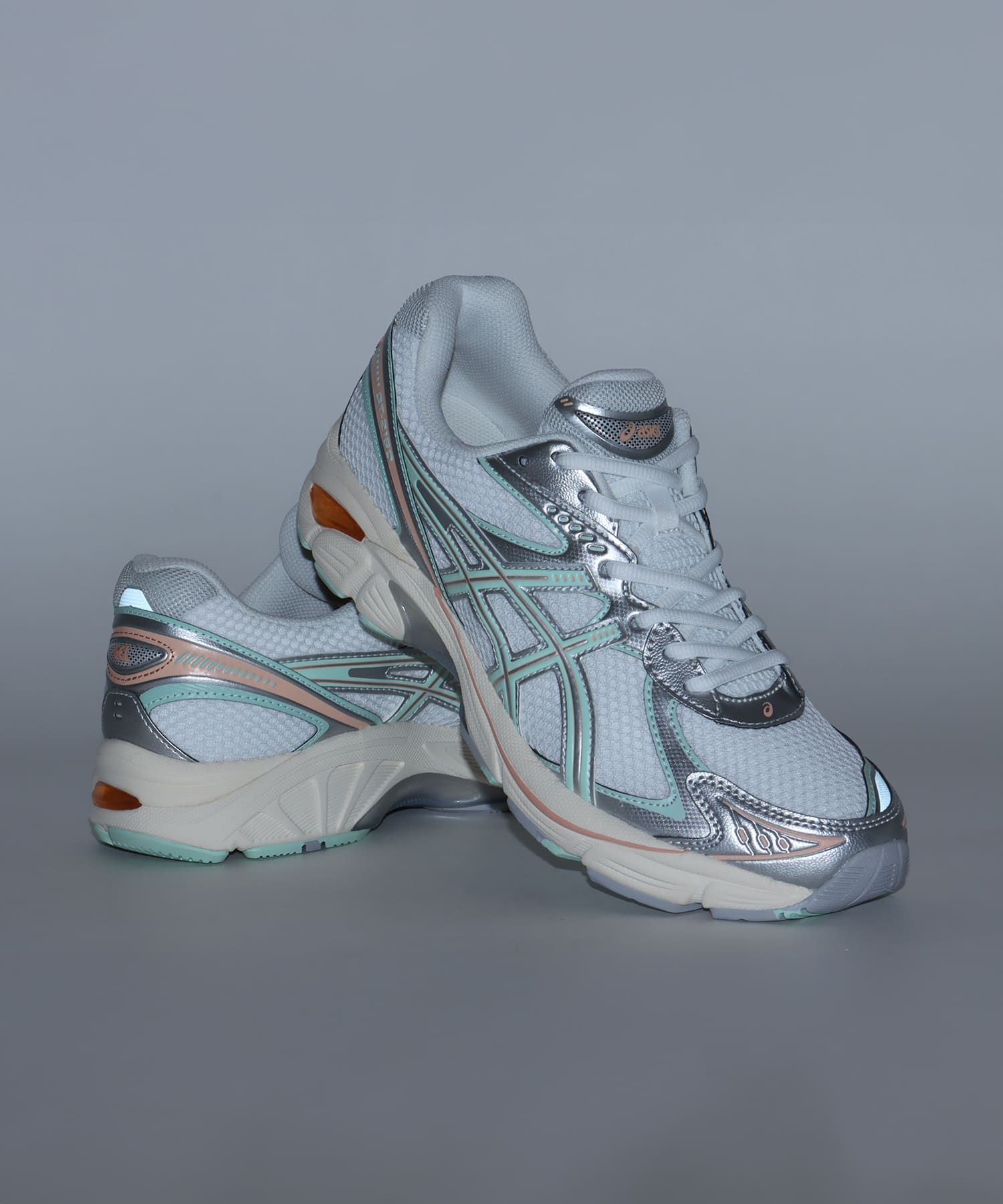 絶対的な信頼 WHITE/MINT GT-2160 asics TINT（アシックス 2160 ジーティー Tシャツ(長袖/七分)