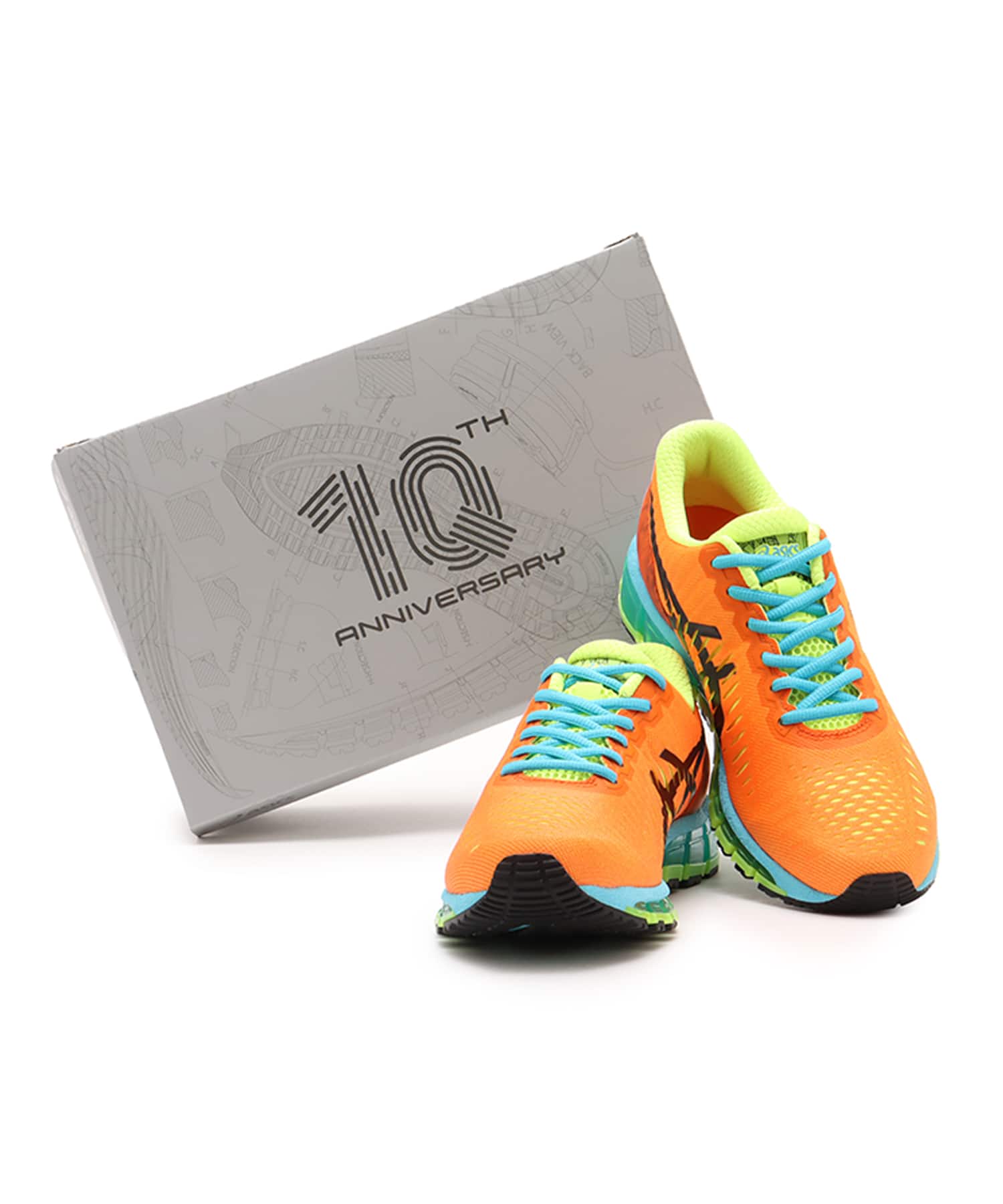 asics GEL-QUANTUM 360 I HABANERO/AQUARIUMの画像