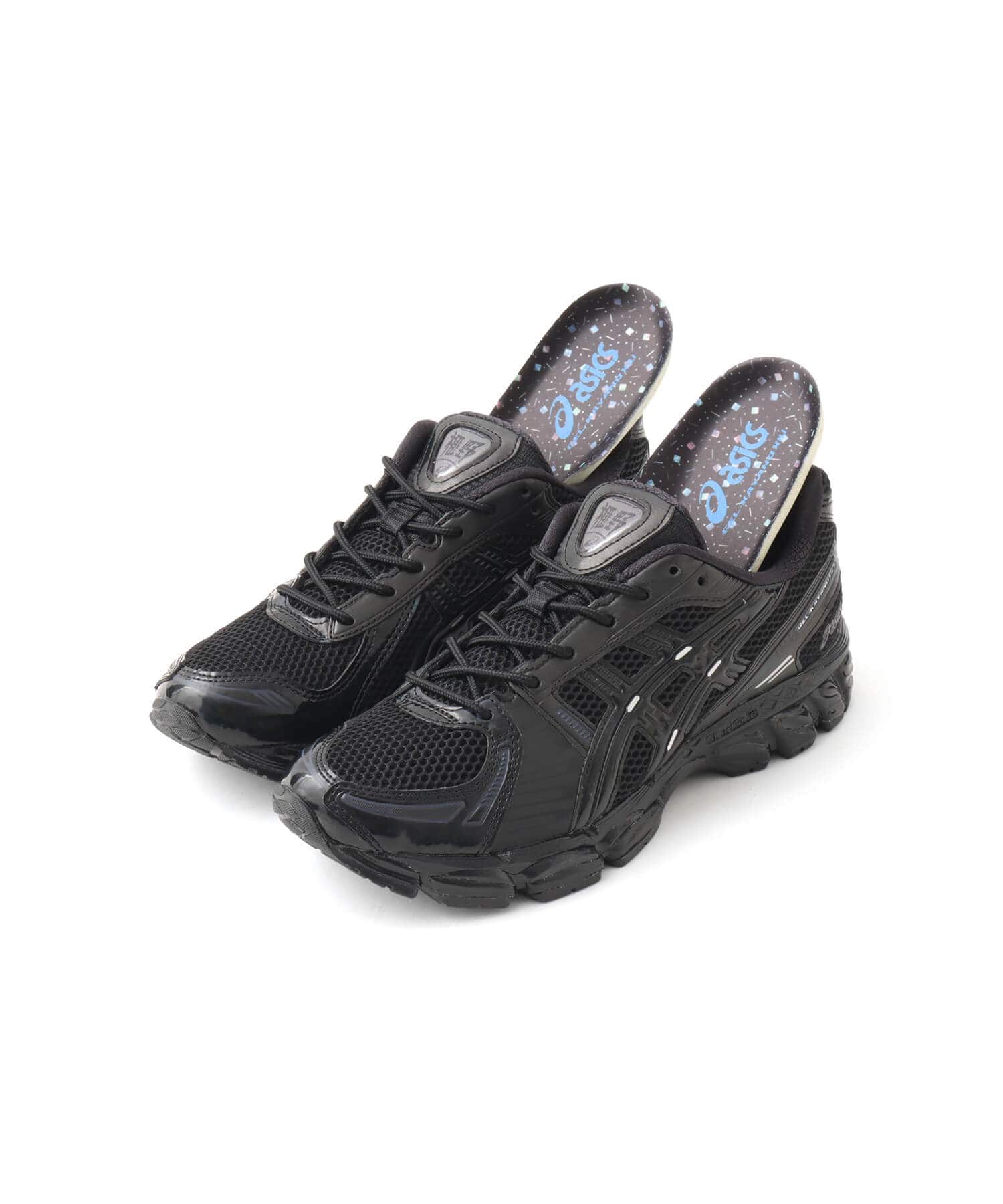 asics GEL-KAYANO 12.1 atmos "RADEN (螺鈿)" BLACK/BLACKの画像
