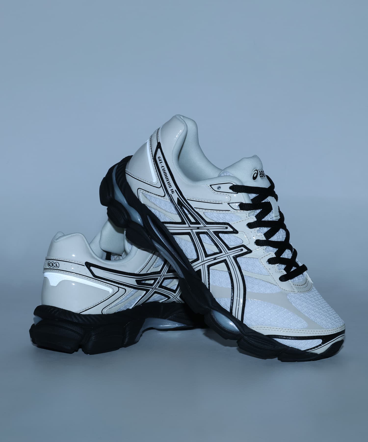 asics GEL-CUMULUS 16 WHITE/CREAMの画像