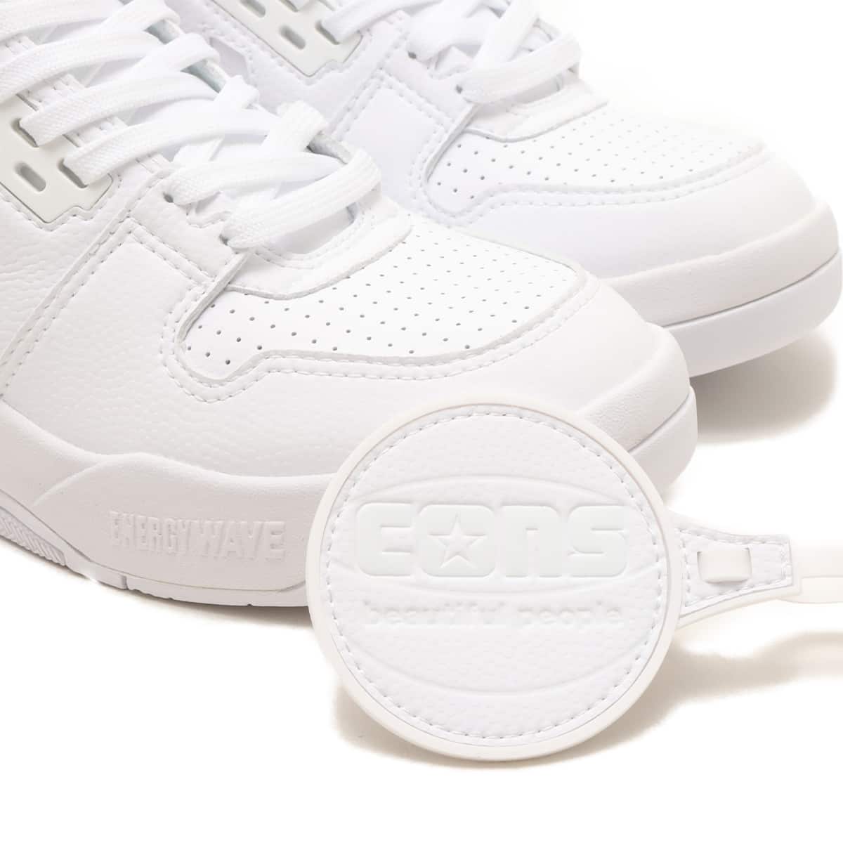 CONVERSE × beautiful people basketball shoes ALL WHITE 23FW-Iの画像