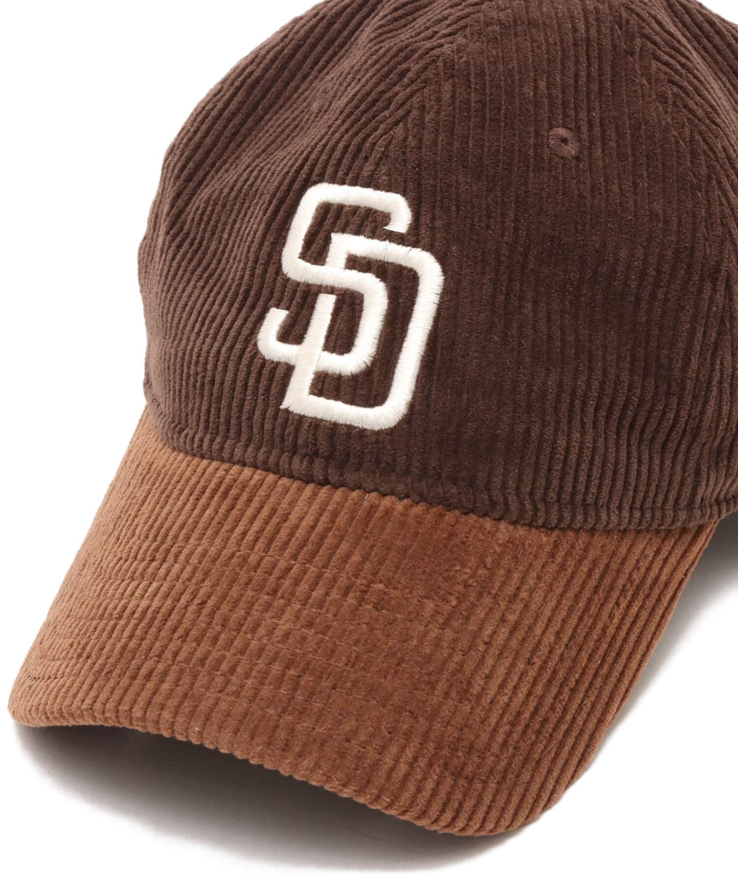 NEW ERA 9TWENTY CS MLB 8W Corduroy San Diego Padres BROWNの画像