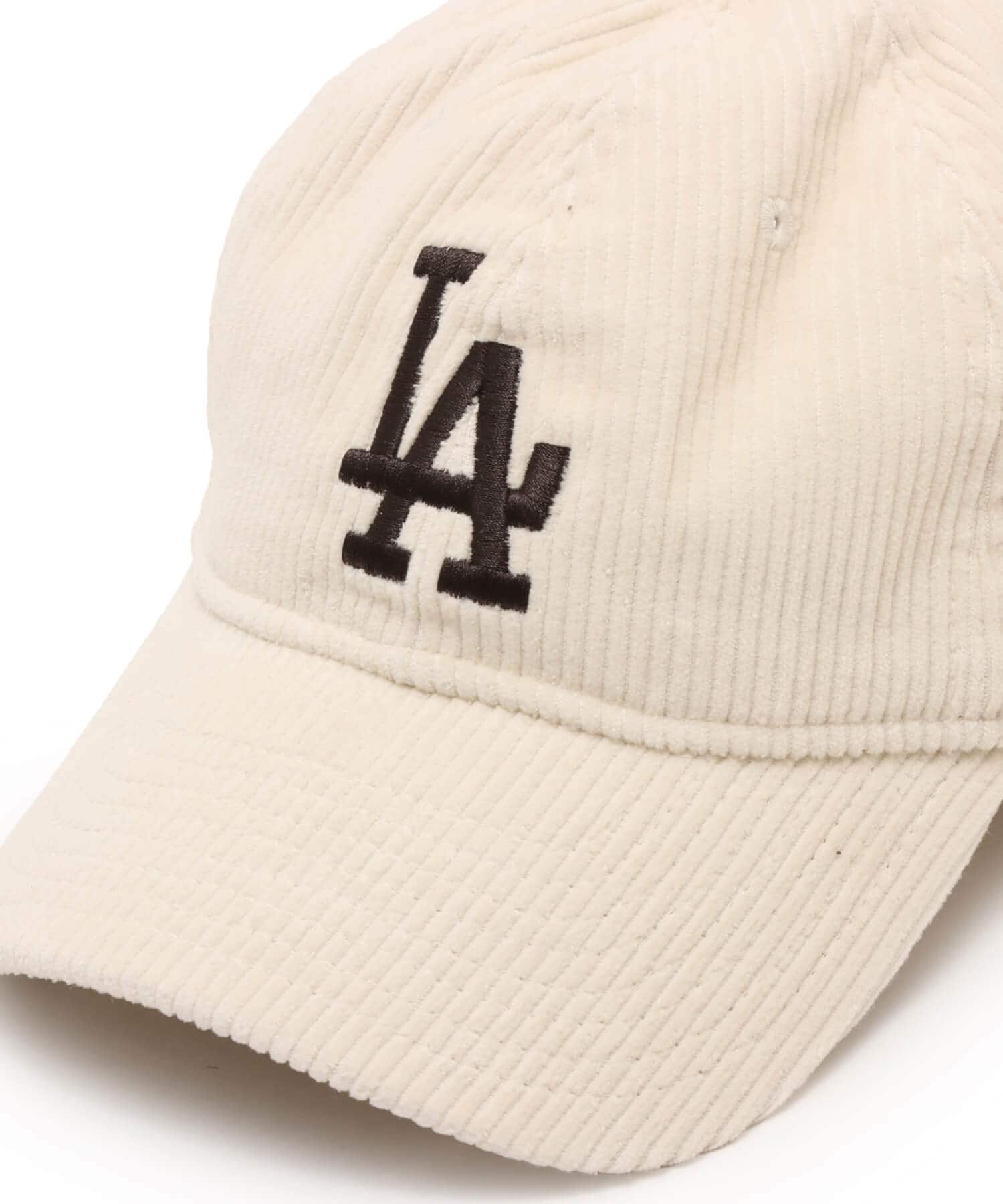 NEW ERA 9TWENTY CS MLB 8W Corduroy Los Angeles Dodgers WHITEの画像