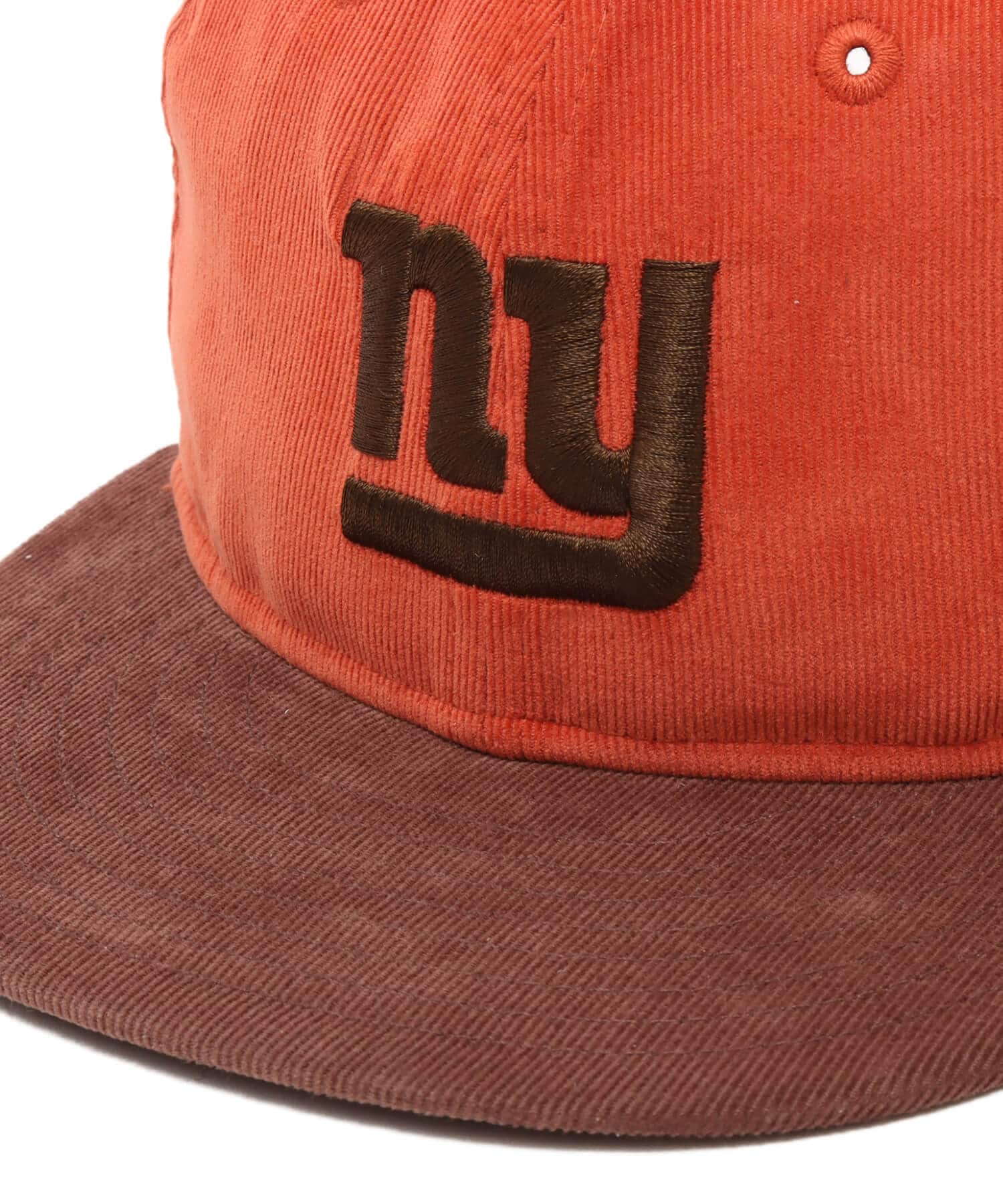 NEW ERA RC 9FIFTY Powered by GORO NAKATSUGAWA New York Giants CORDUROY ORANGEの画像