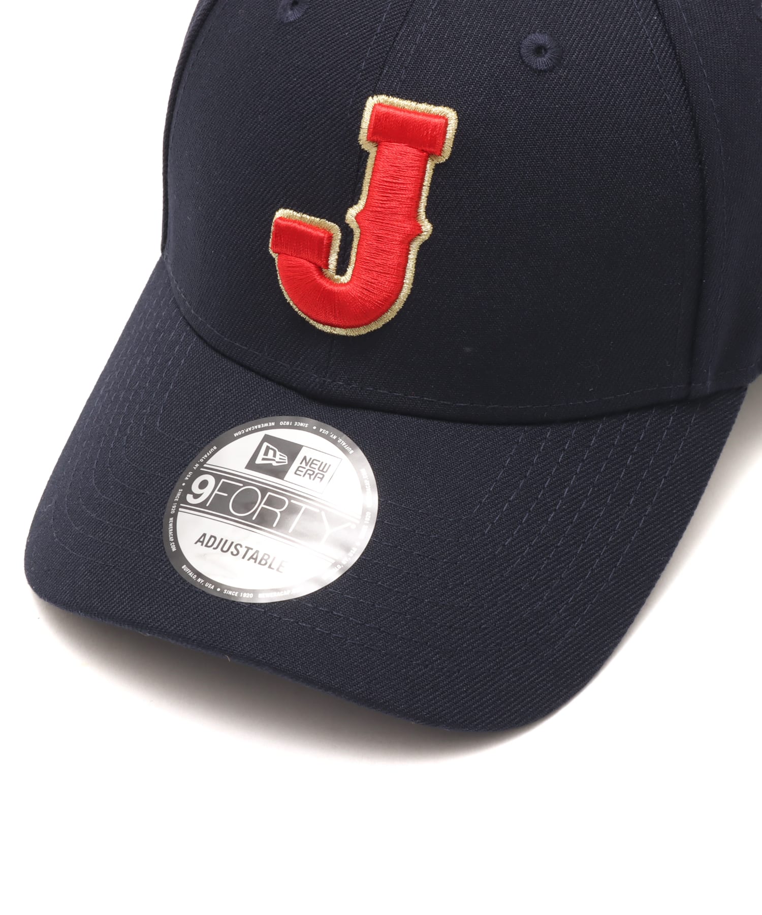 NEW ERA 9FORTY WBC J LOGO SIDE JAPAN NAVYの画像