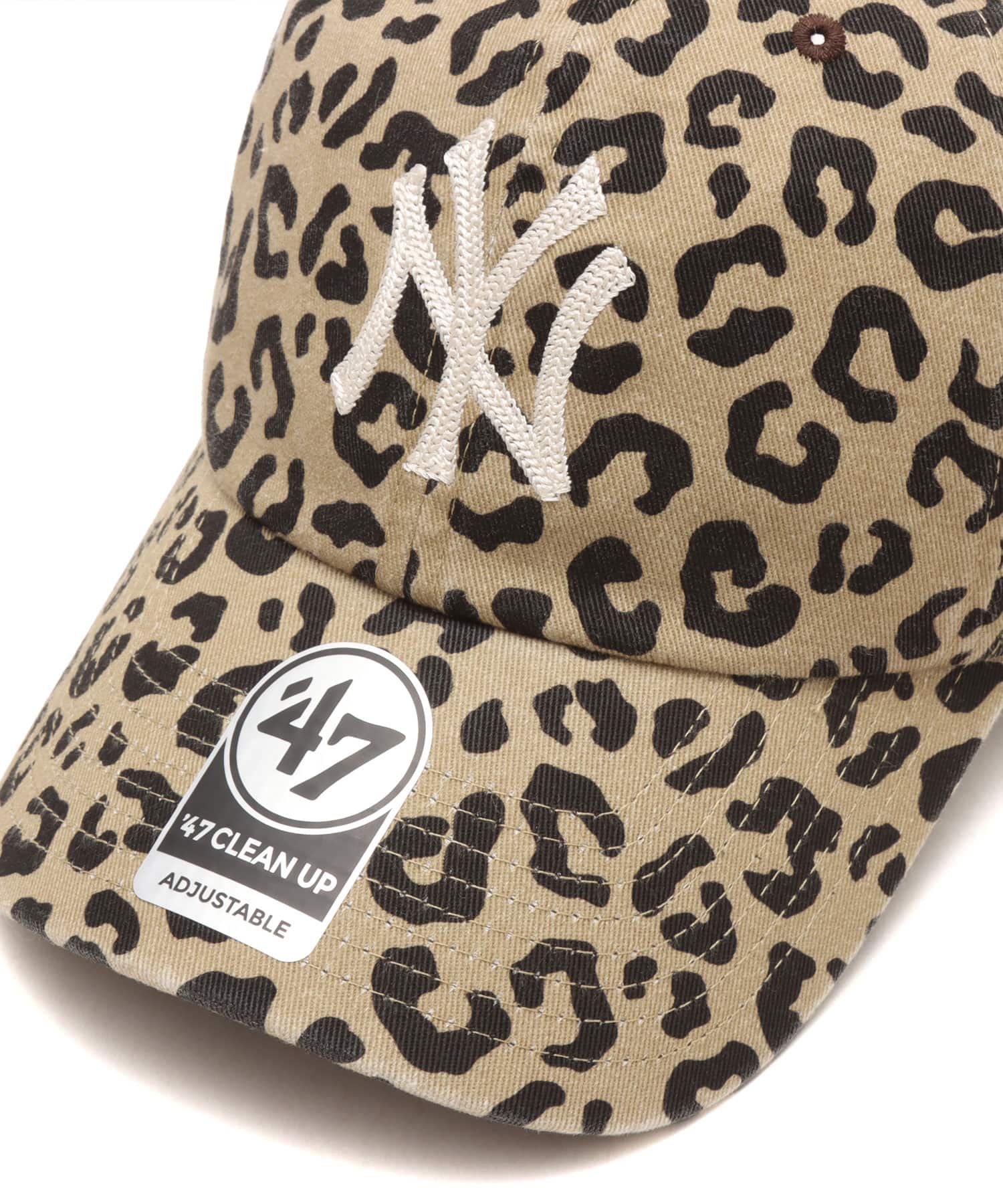 47 x ATMOS PINK CLEAN UP YANKEES LEOPARD MULTIの画像