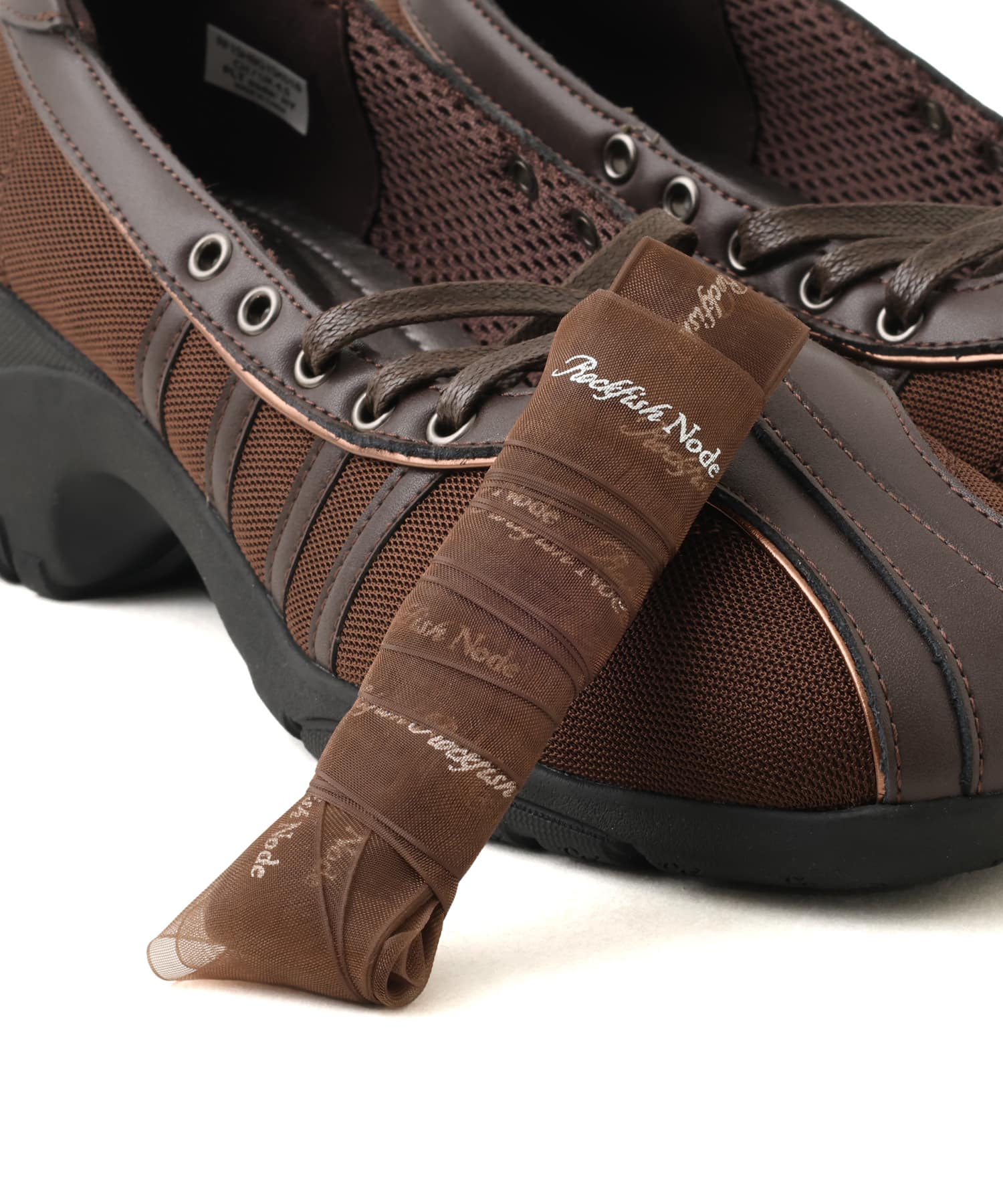 ROCKFISH WEATHERWEAR BLISS PLTFLACEUPSNKR CHOCOの画像