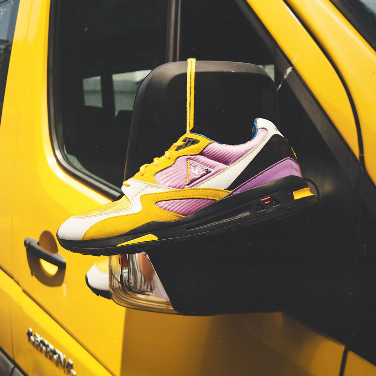 le coq sportif LCS R800 SHERUT YELLOW 21SS-Iの画像