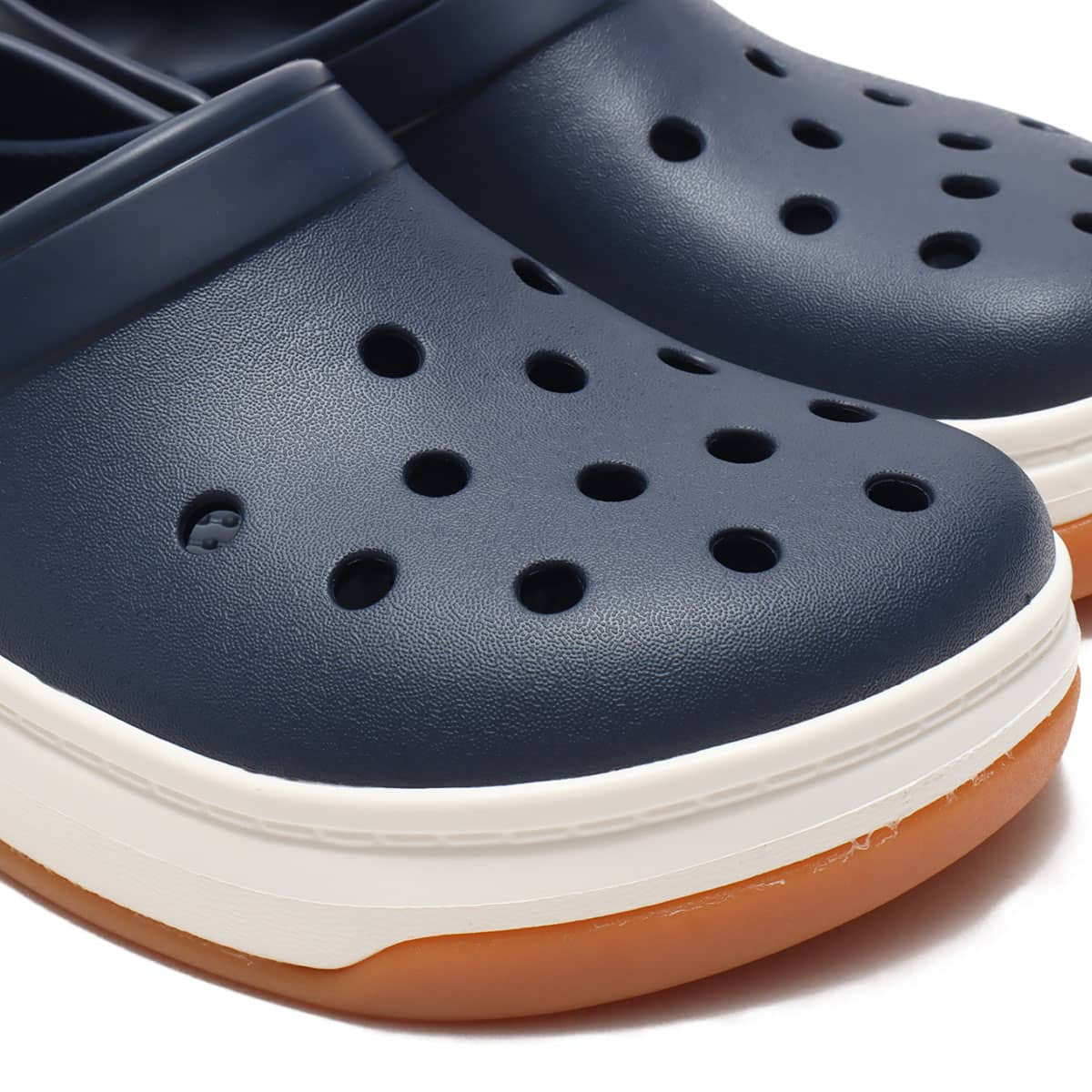 navy crocs